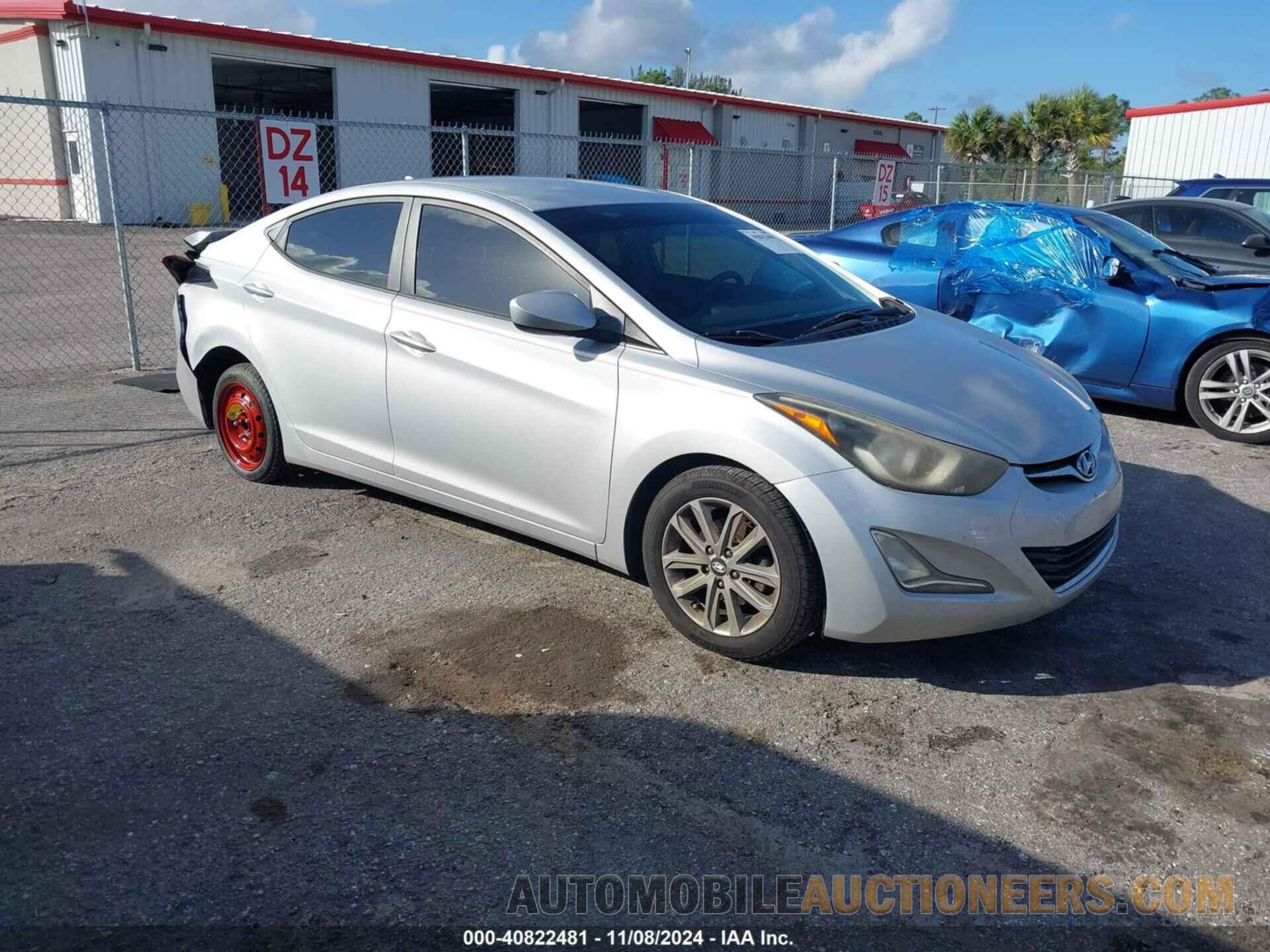 KMHDH4AE4EU084332 HYUNDAI ELANTRA 2014