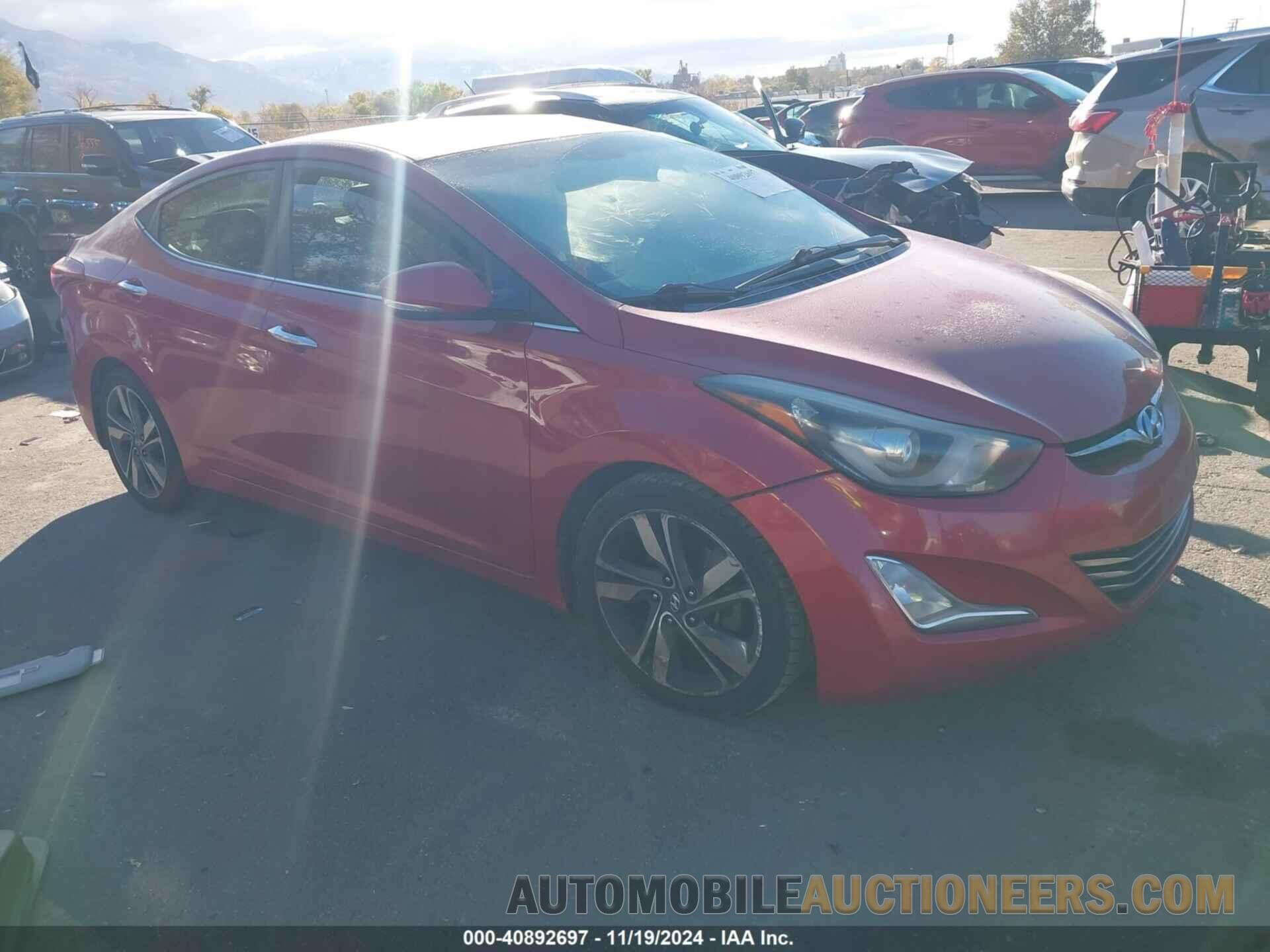 KMHDH4AE4EU132329 HYUNDAI ELANTRA 2014