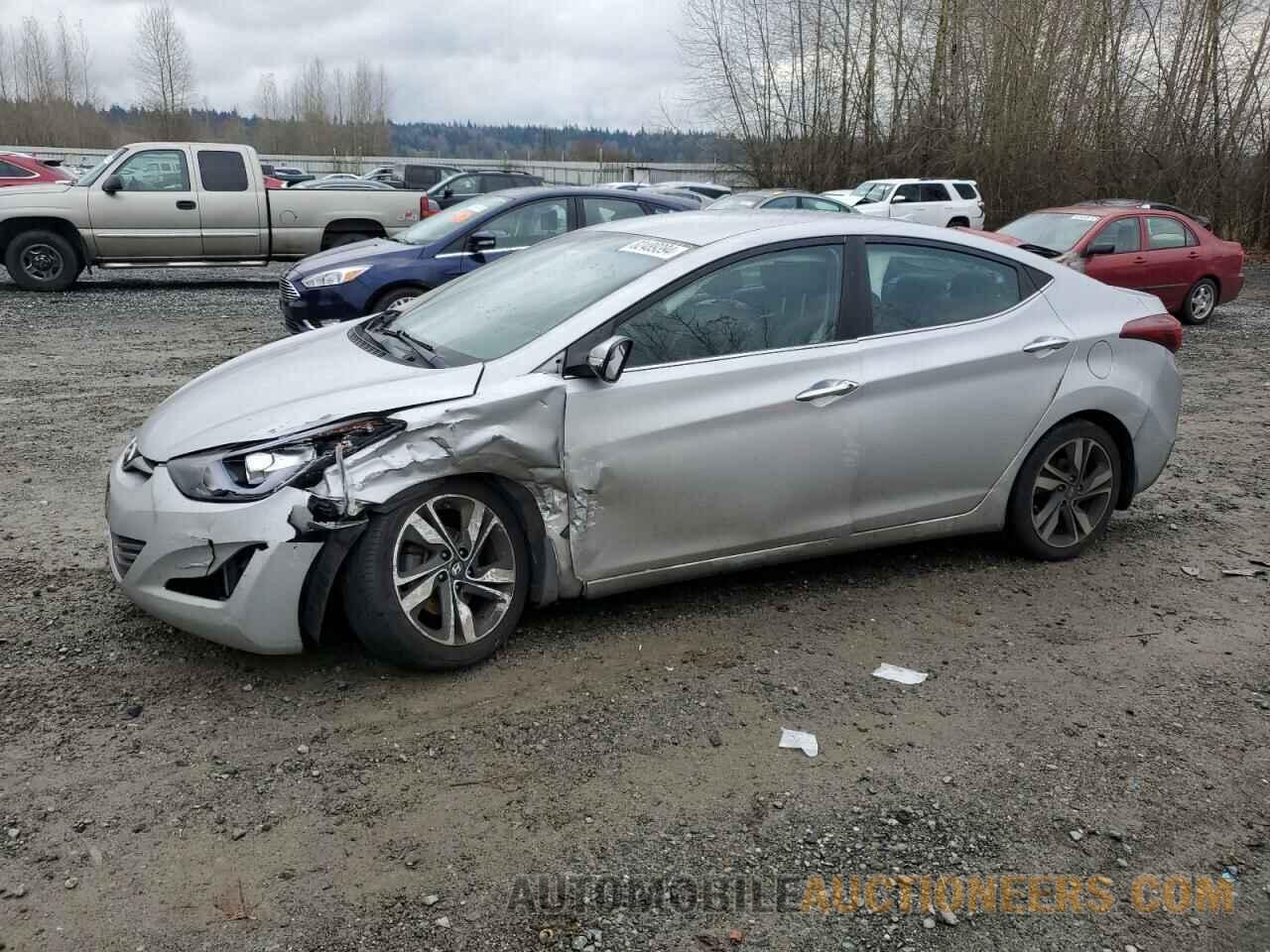 KMHDH4AE4EU166416 HYUNDAI ELANTRA 2014