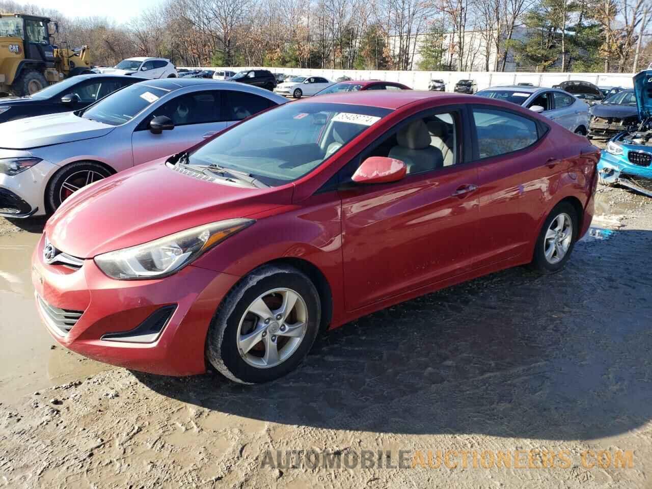 KMHDH4AE4EU200919 HYUNDAI ELANTRA 2014