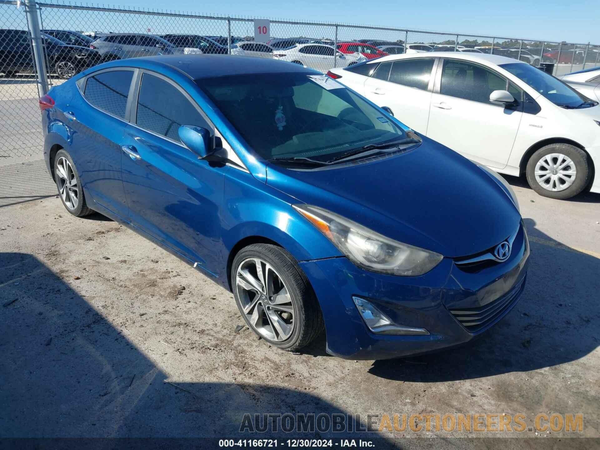 KMHDH4AE4FU255520 HYUNDAI ELANTRA 2015