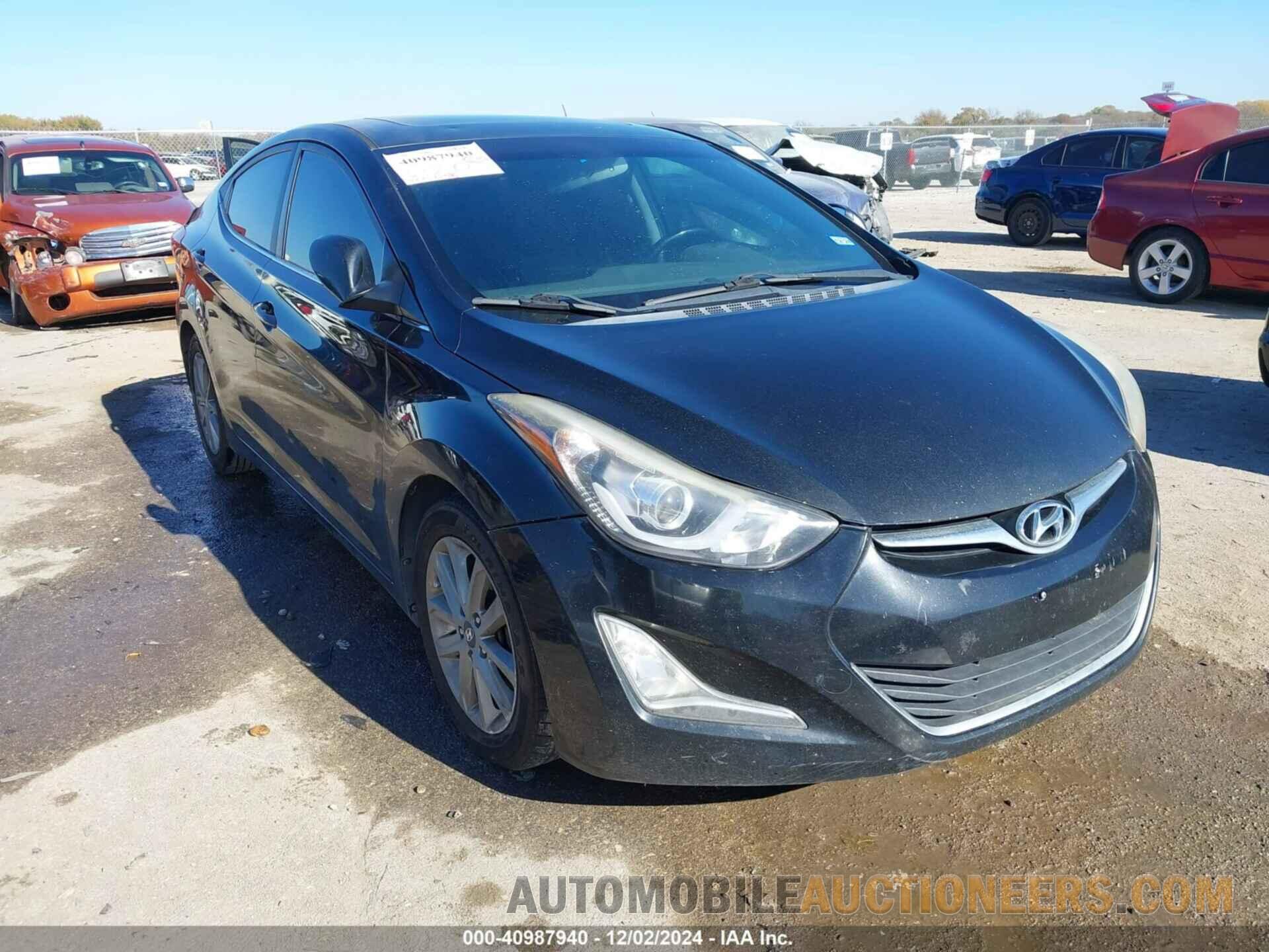 KMHDH4AE4FU259325 HYUNDAI ELANTRA 2015