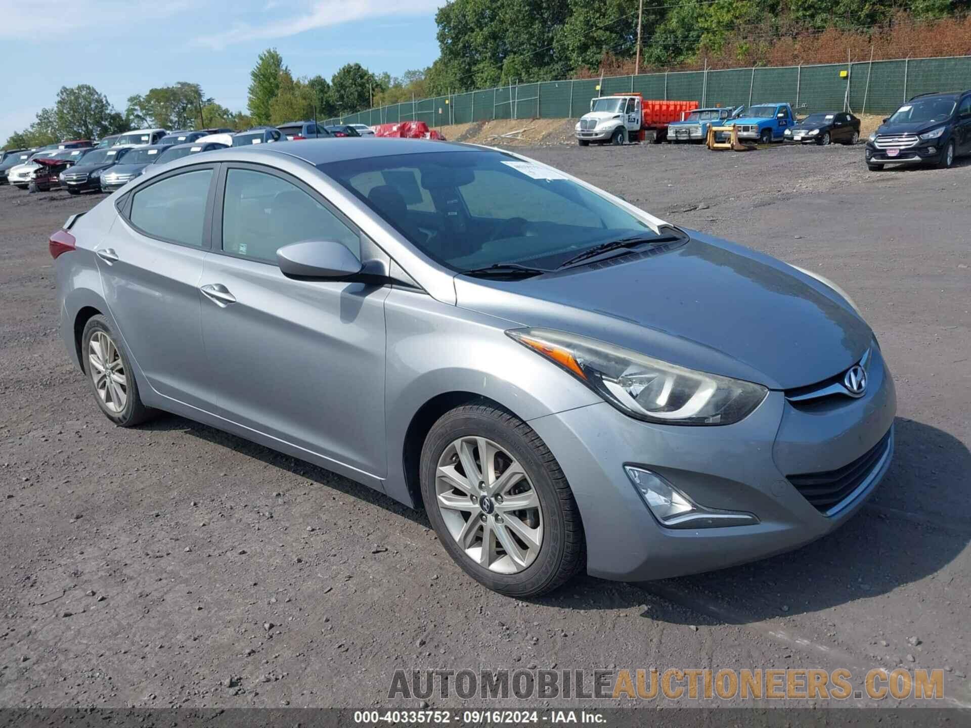 KMHDH4AE4FU277727 HYUNDAI ELANTRA 2015