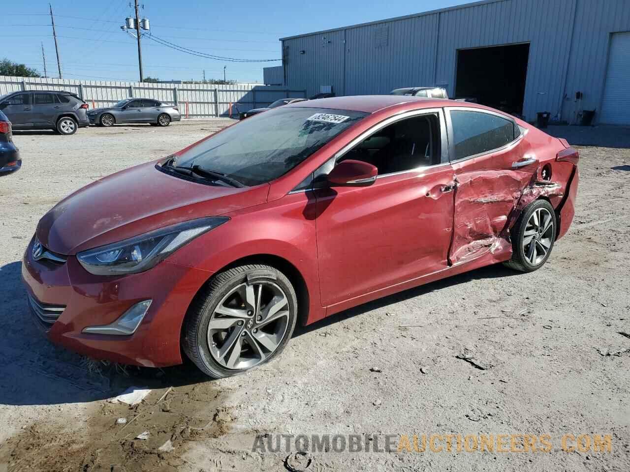 KMHDH4AE4FU327655 HYUNDAI ELANTRA 2015