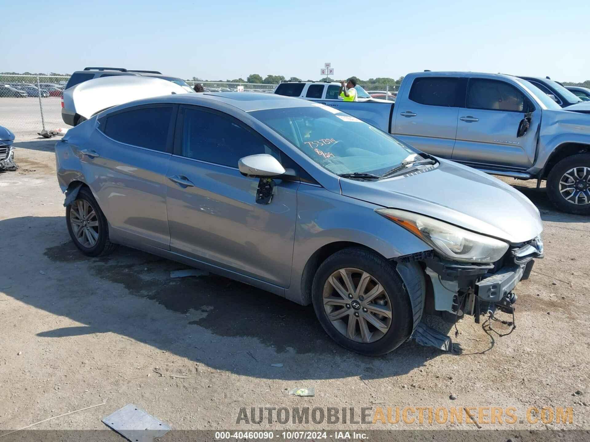 KMHDH4AE4FU354774 HYUNDAI ELANTRA 2015