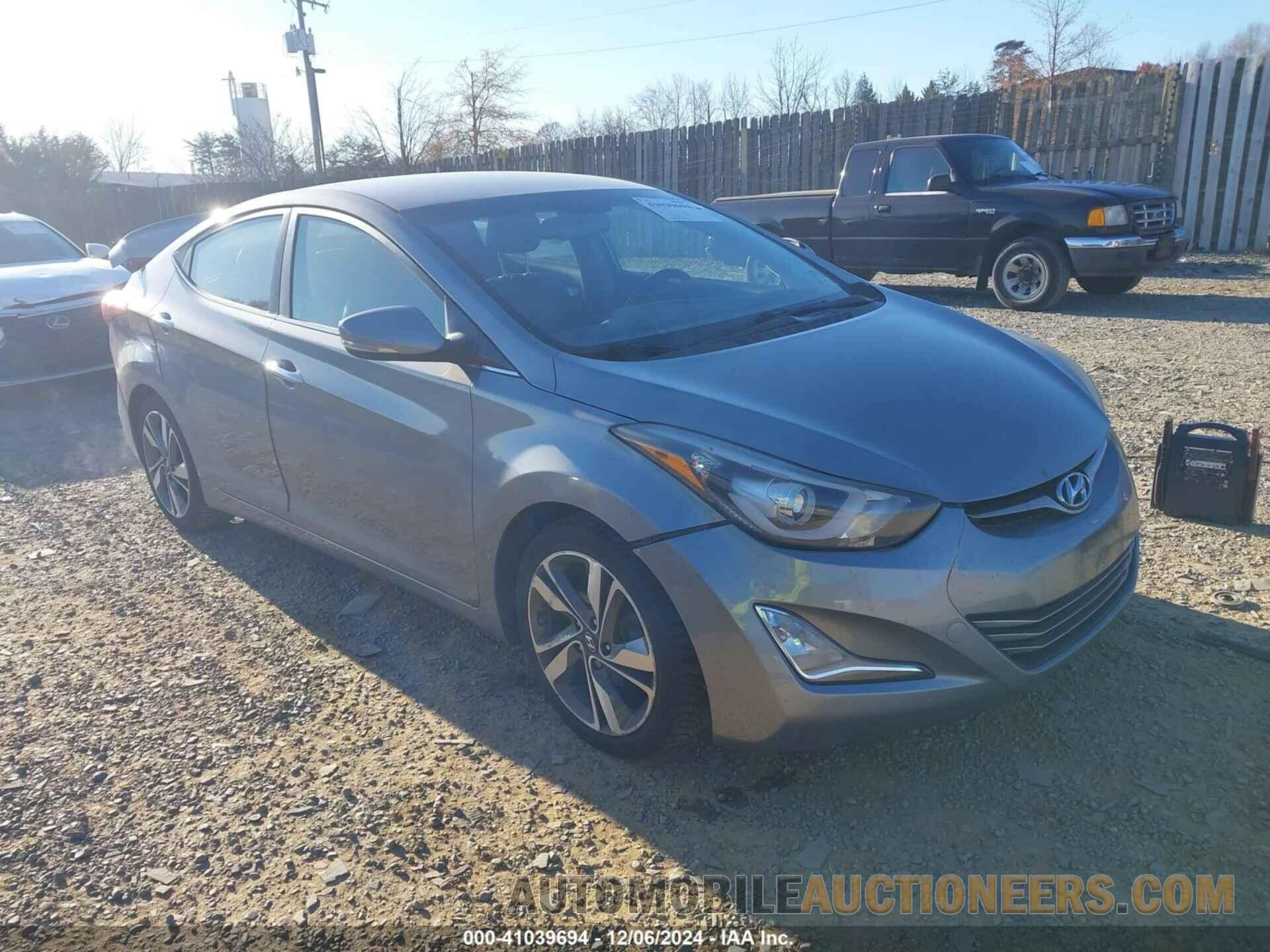 KMHDH4AE4FU381599 HYUNDAI ELANTRA 2015