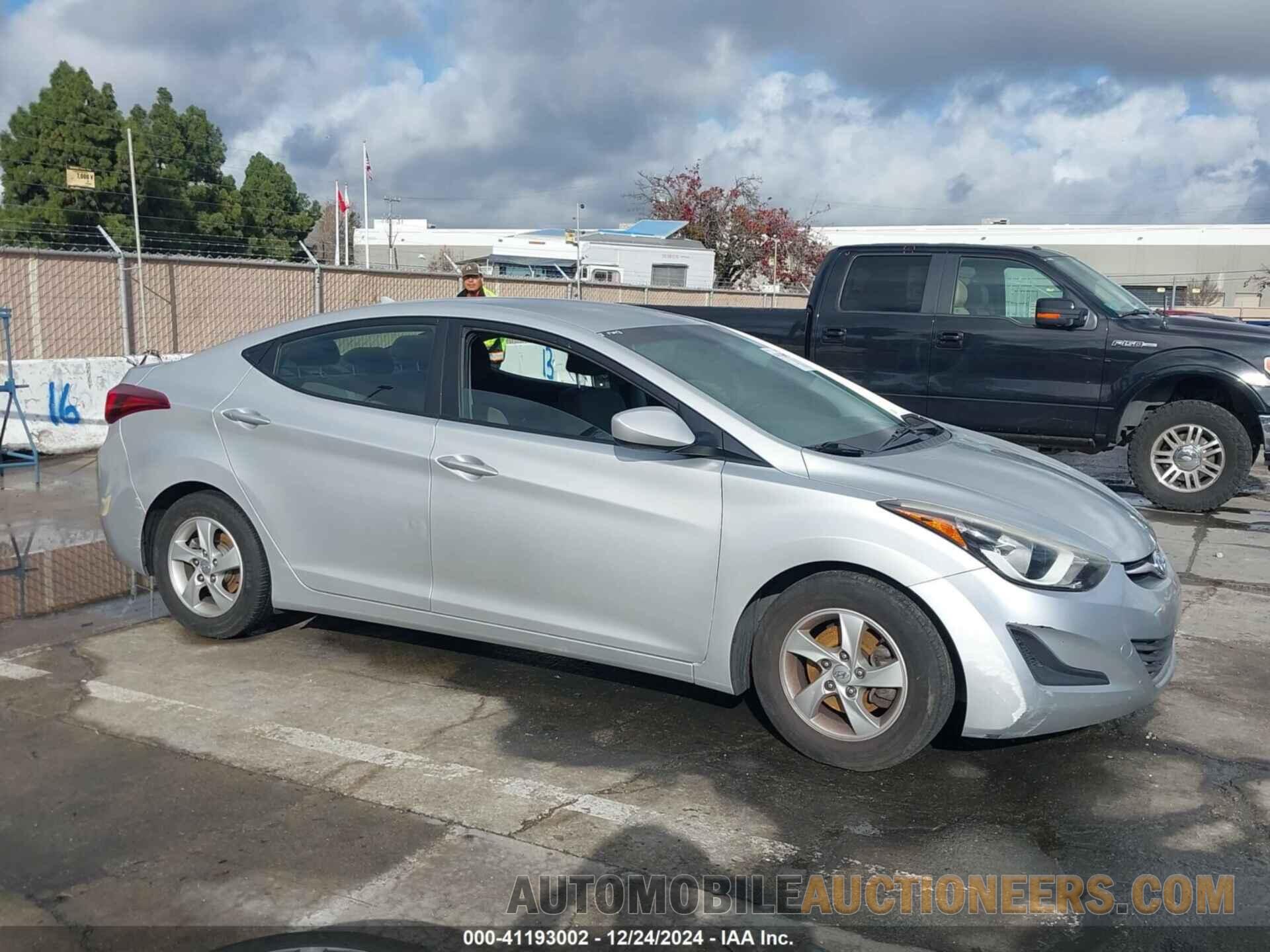 KMHDH4AE4FU388116 HYUNDAI ELANTRA 2015