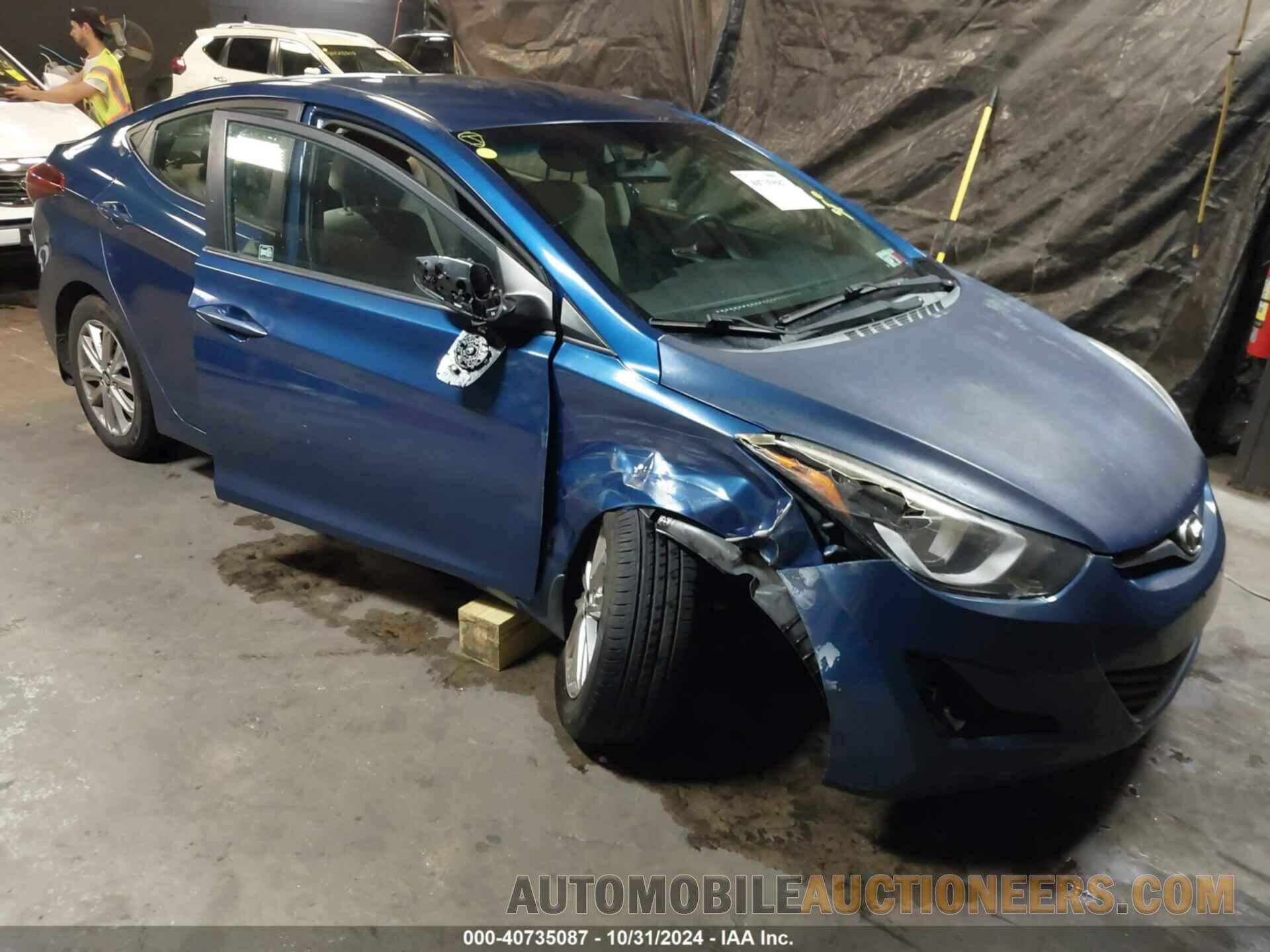 KMHDH4AE4FU447164 HYUNDAI ELANTRA 2015