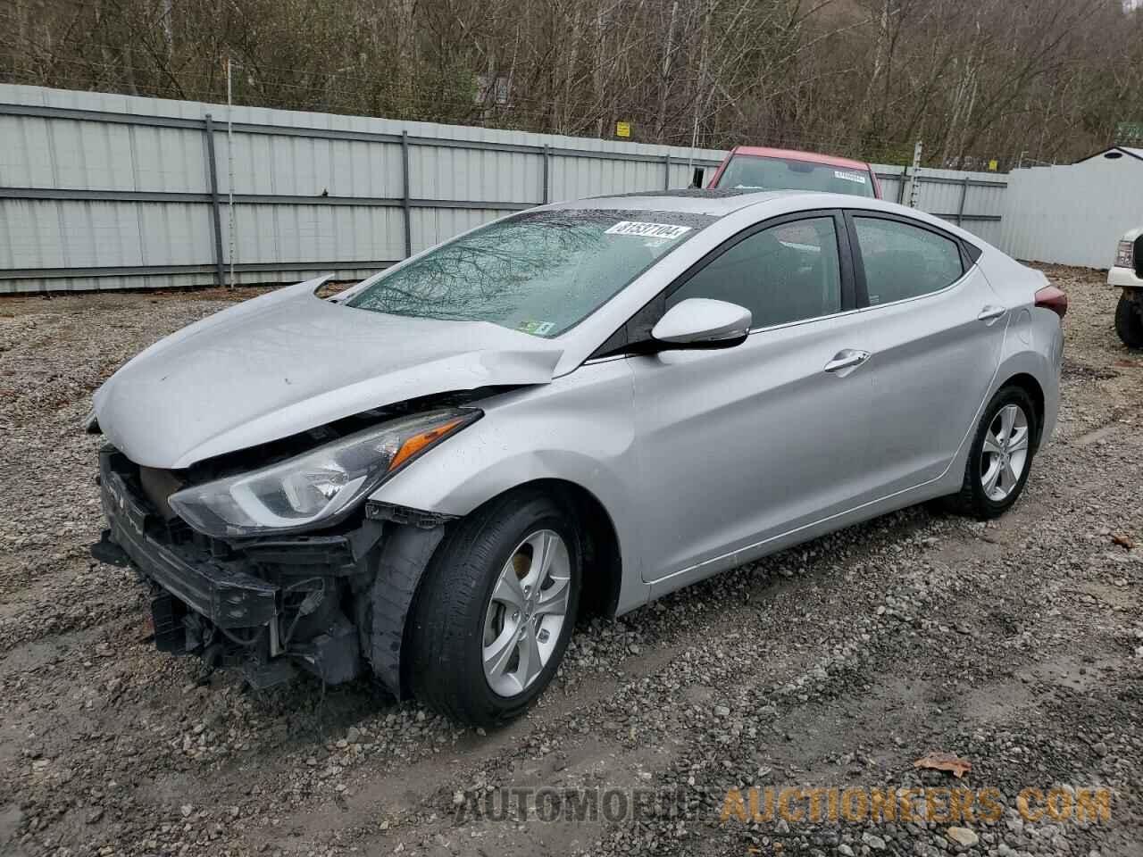 KMHDH4AE4GU475158 HYUNDAI ELANTRA 2016