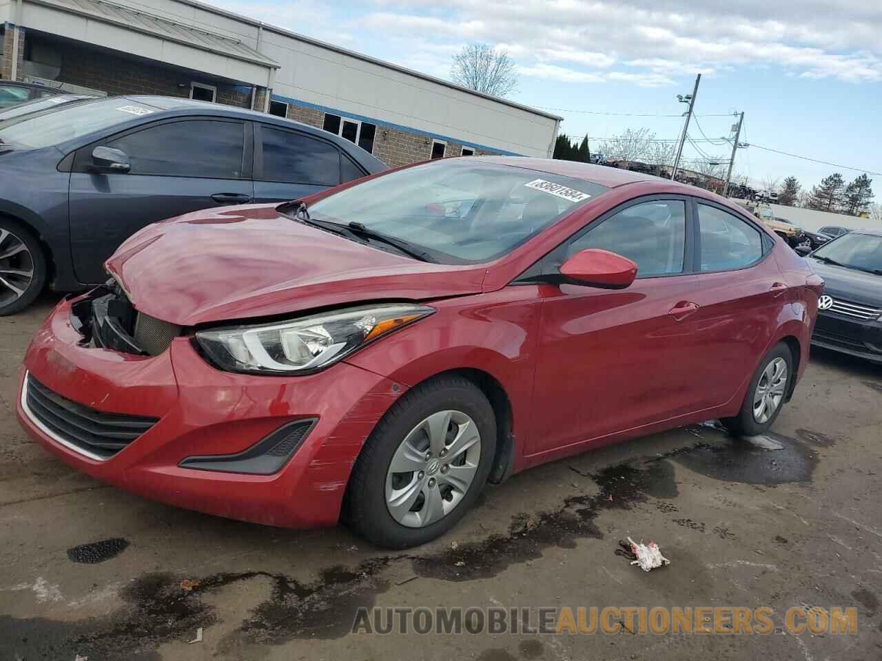 KMHDH4AE4GU655627 HYUNDAI ELANTRA 2016