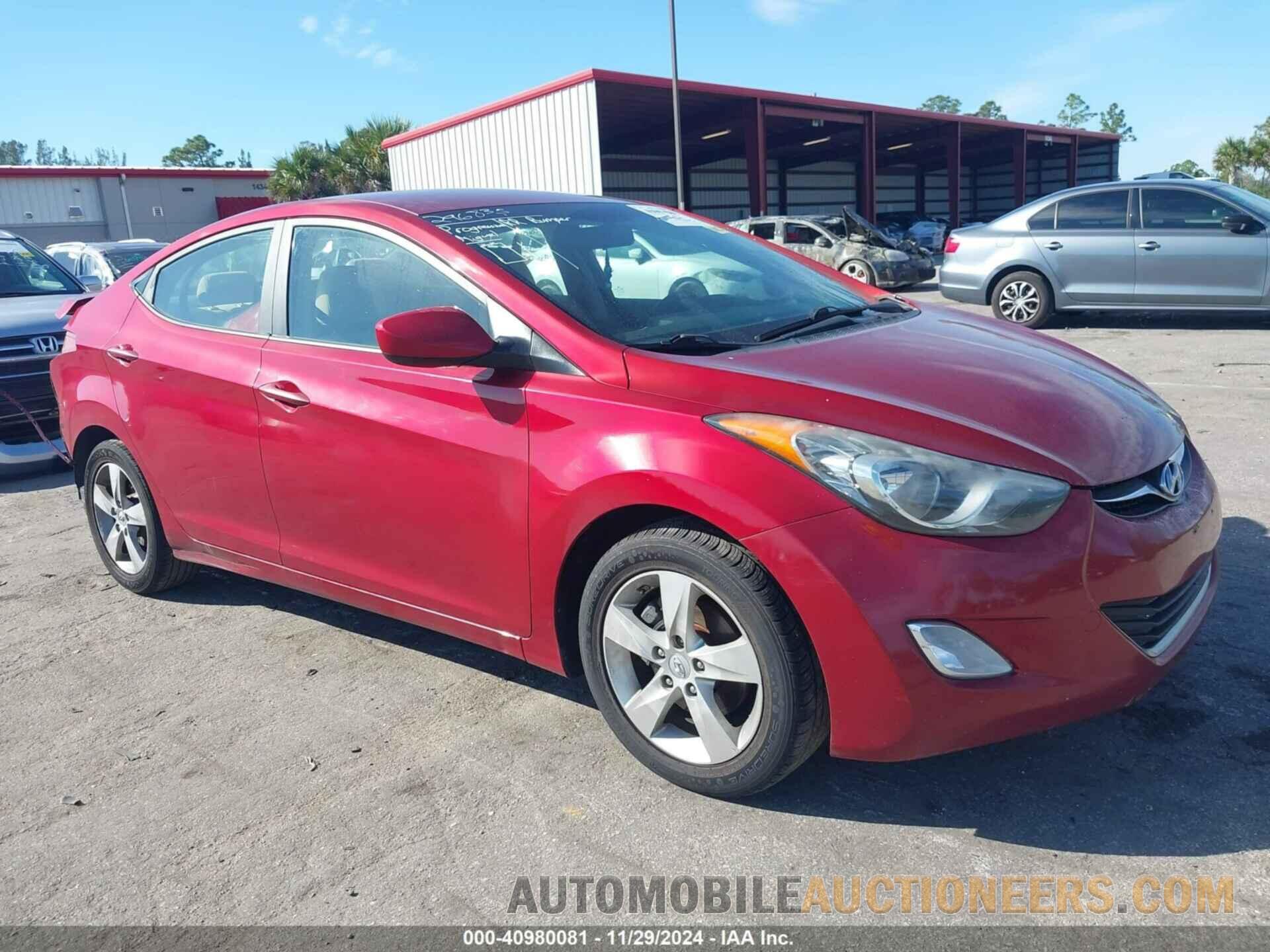 KMHDH4AE5CU308737 HYUNDAI ELANTRA 2012