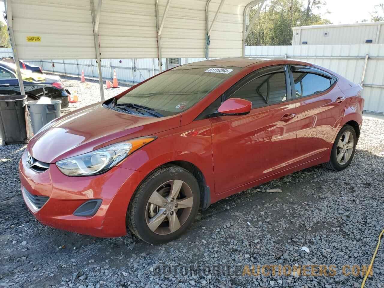 KMHDH4AE5DU791809 HYUNDAI ELANTRA 2013