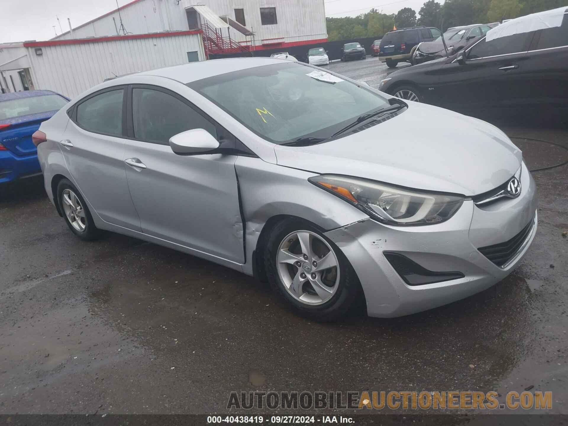 KMHDH4AE5EU109223 HYUNDAI ELANTRA 2014