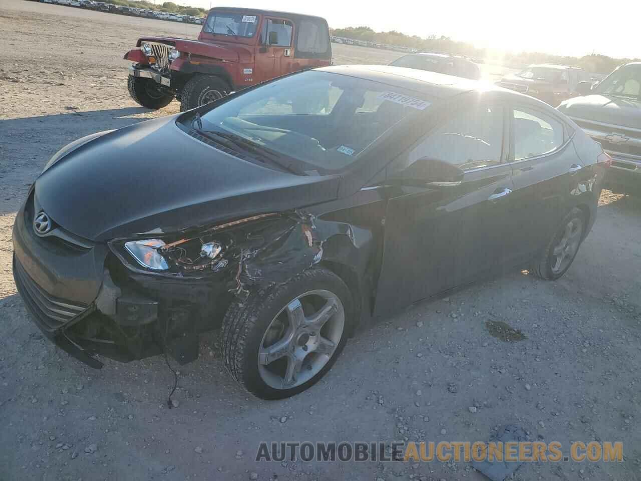 KMHDH4AE5EU166621 HYUNDAI ELANTRA 2014