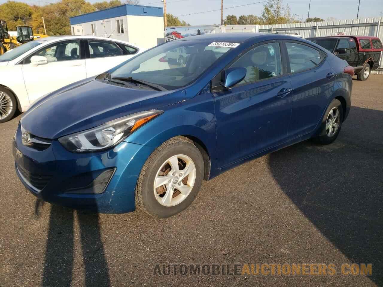 KMHDH4AE5EU193947 HYUNDAI ELANTRA 2014