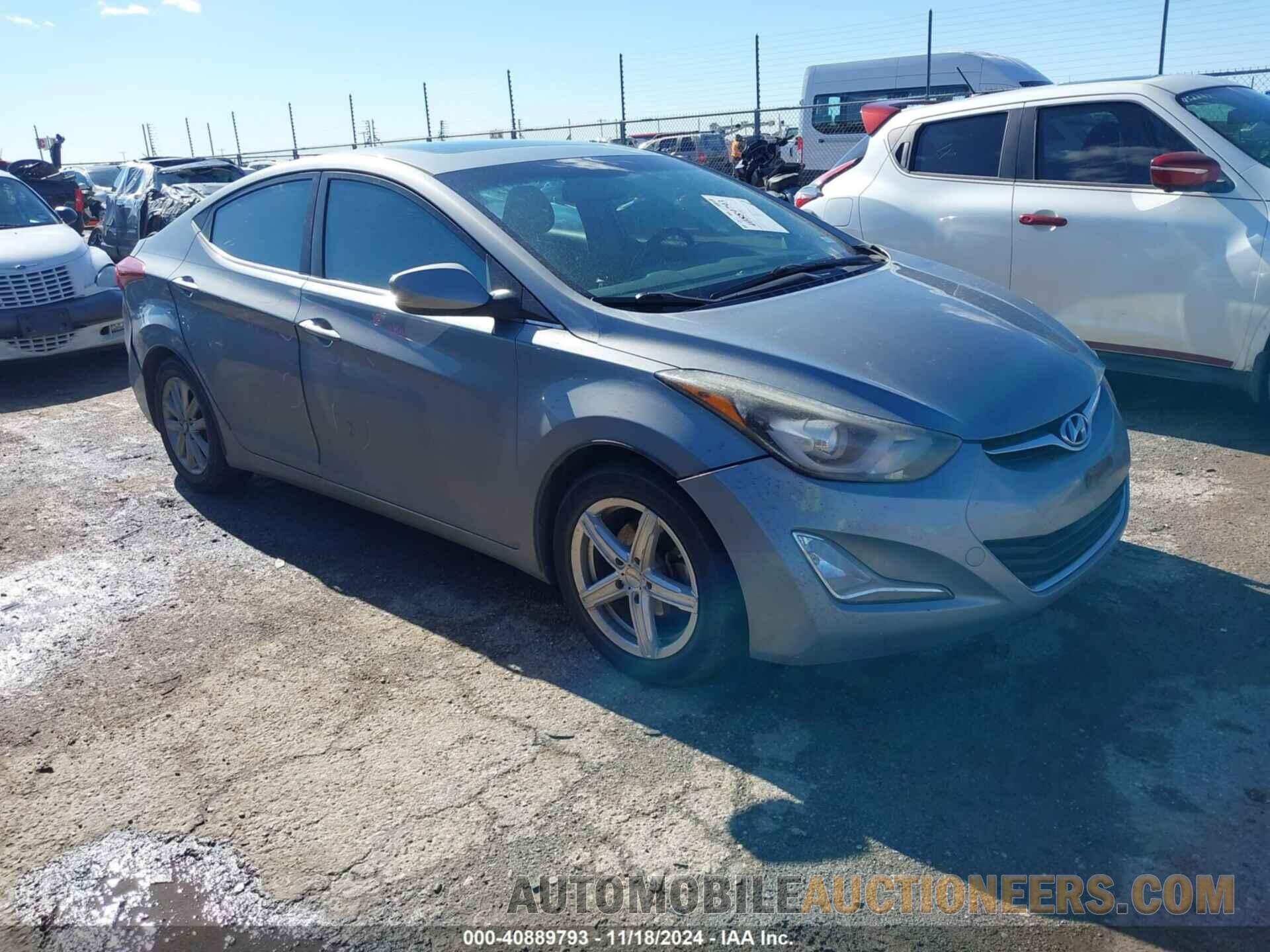 KMHDH4AE5FU345193 HYUNDAI ELANTRA 2015