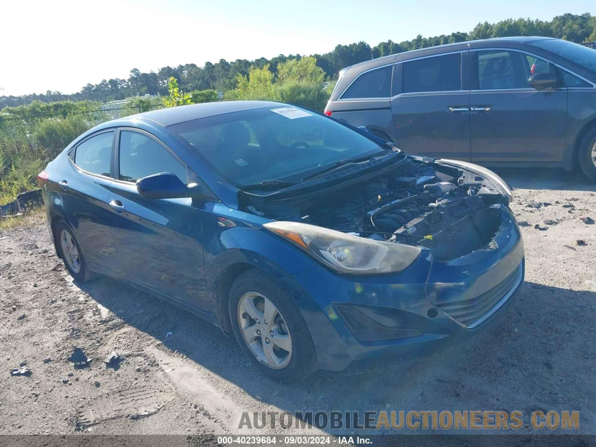 KMHDH4AE5FU423116 HYUNDAI ELANTRA 2015