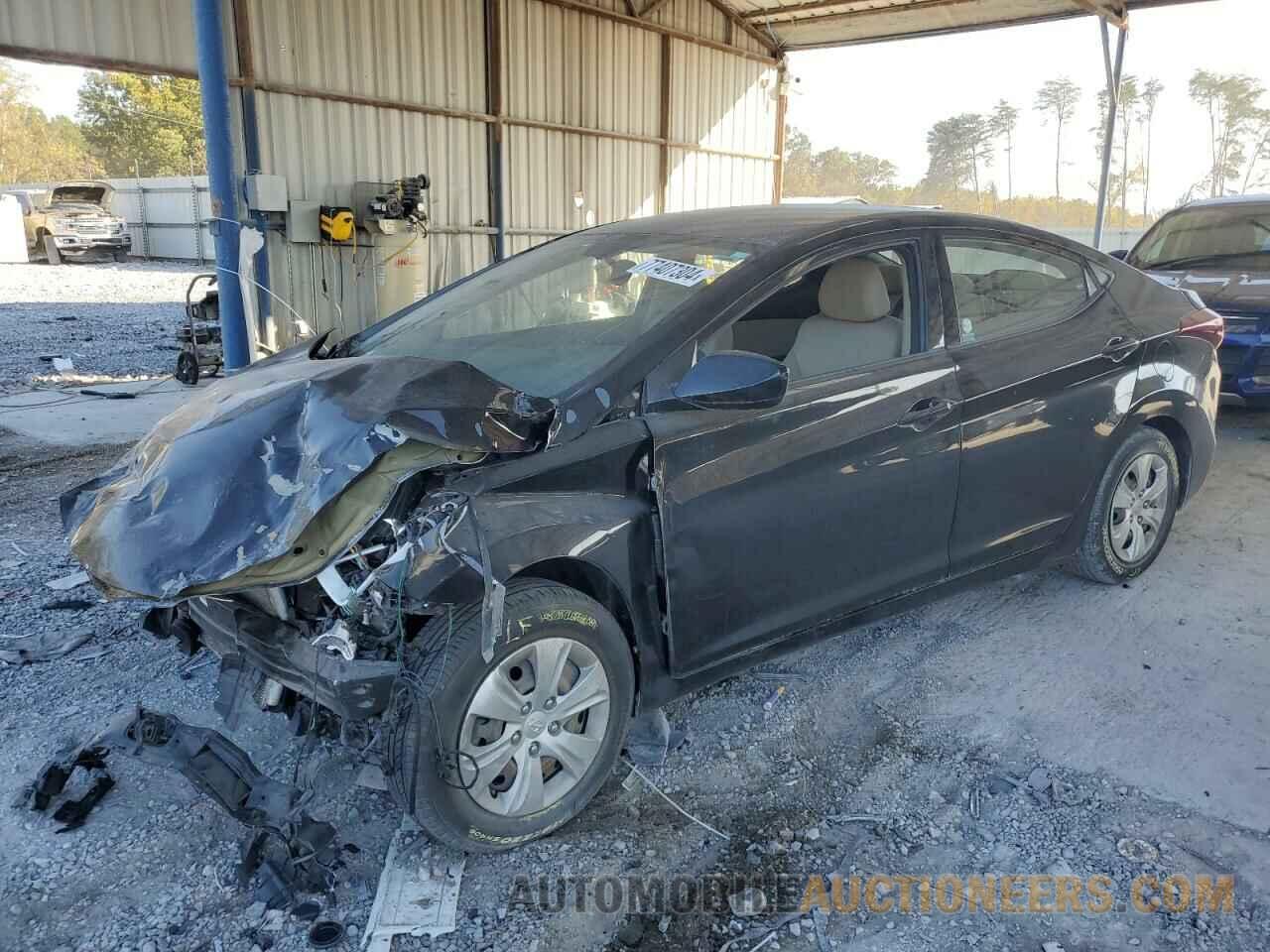 KMHDH4AE5GU490526 HYUNDAI ELANTRA 2016