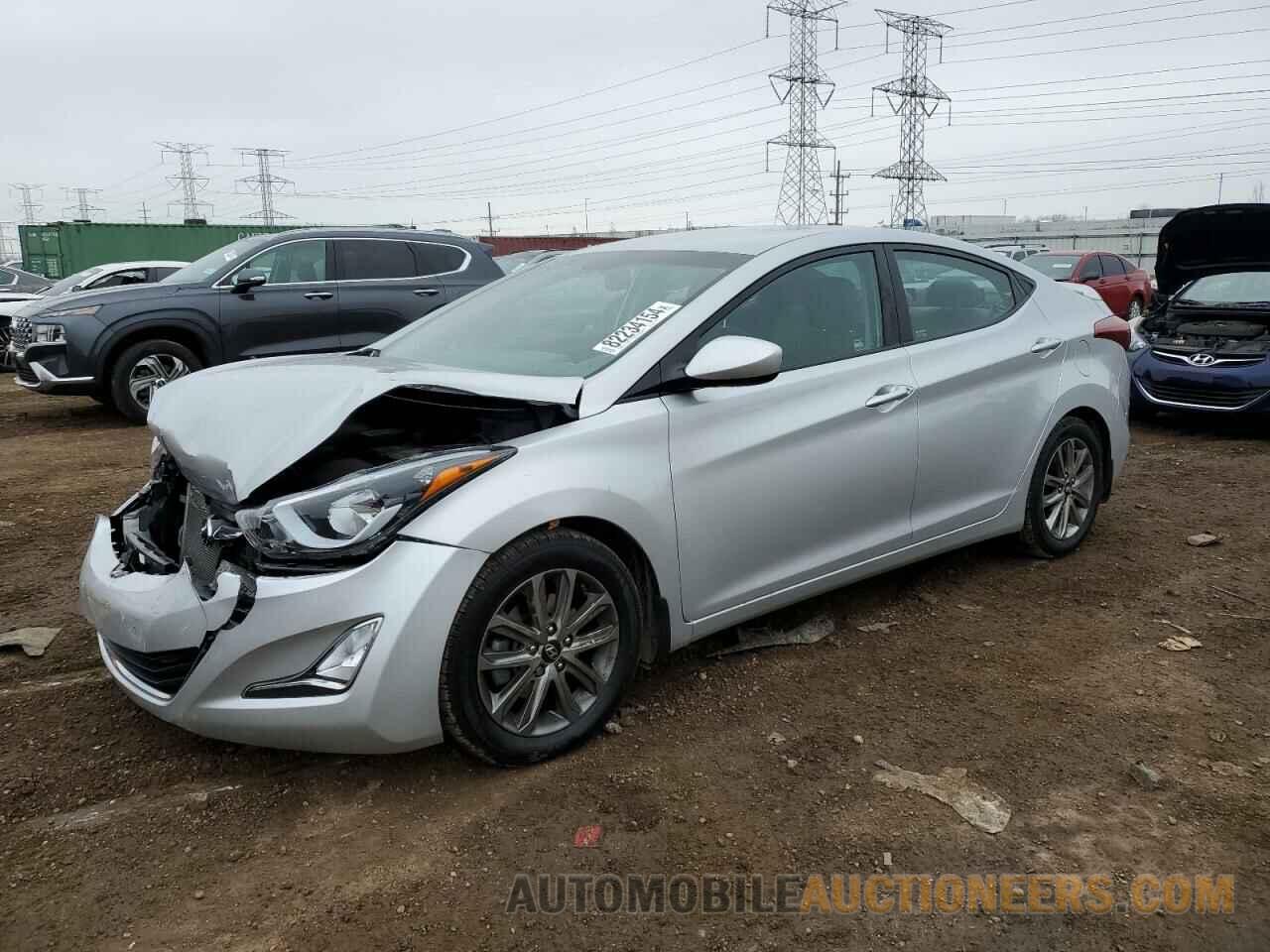 KMHDH4AE5GU518955 HYUNDAI ELANTRA 2016