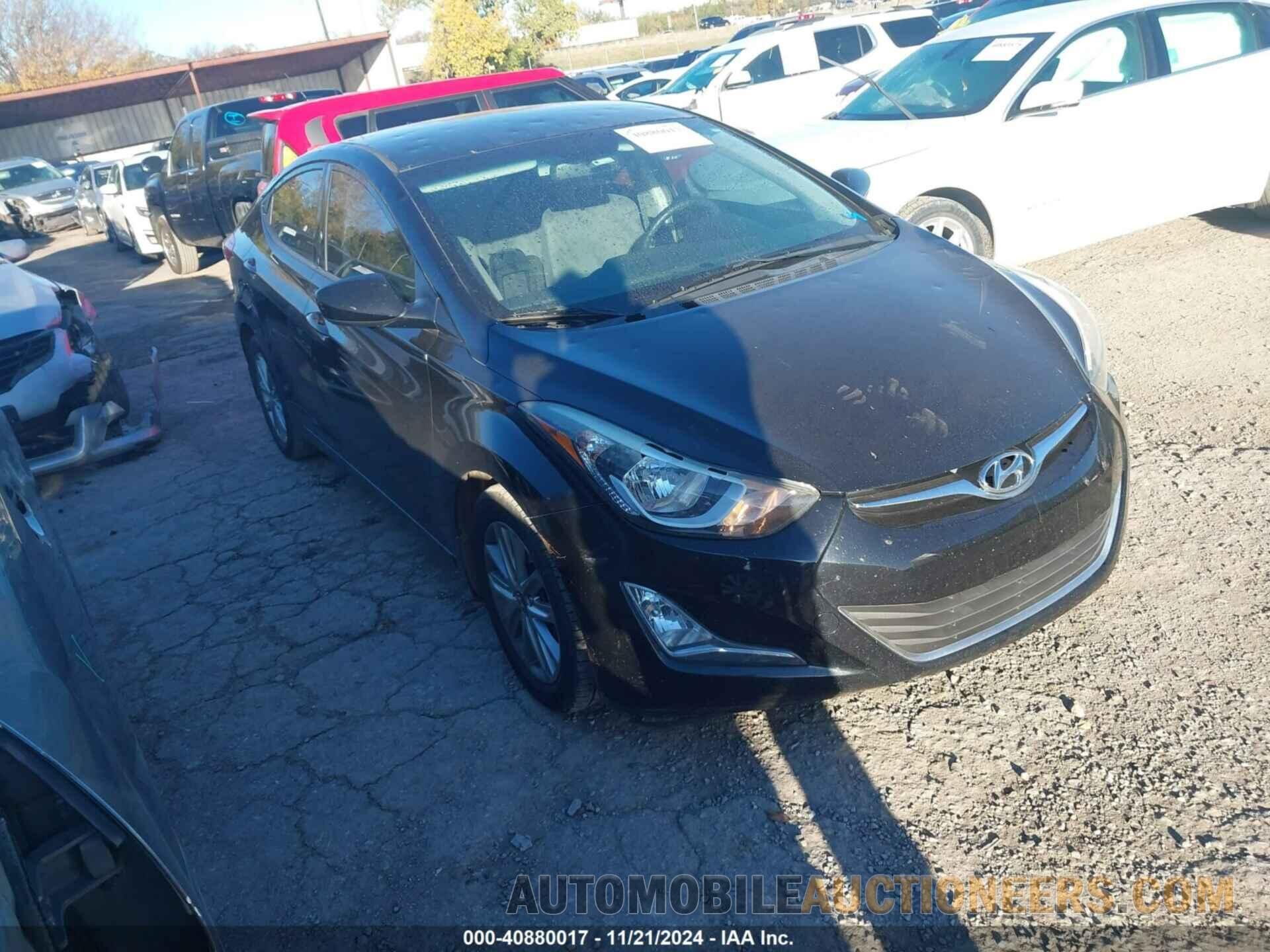 KMHDH4AE5GU544326 HYUNDAI ELANTRA 2016