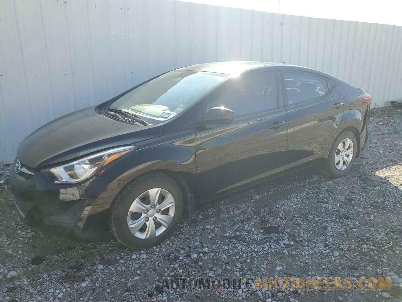 KMHDH4AE5GU575589 HYUNDAI ELANTRA 2016