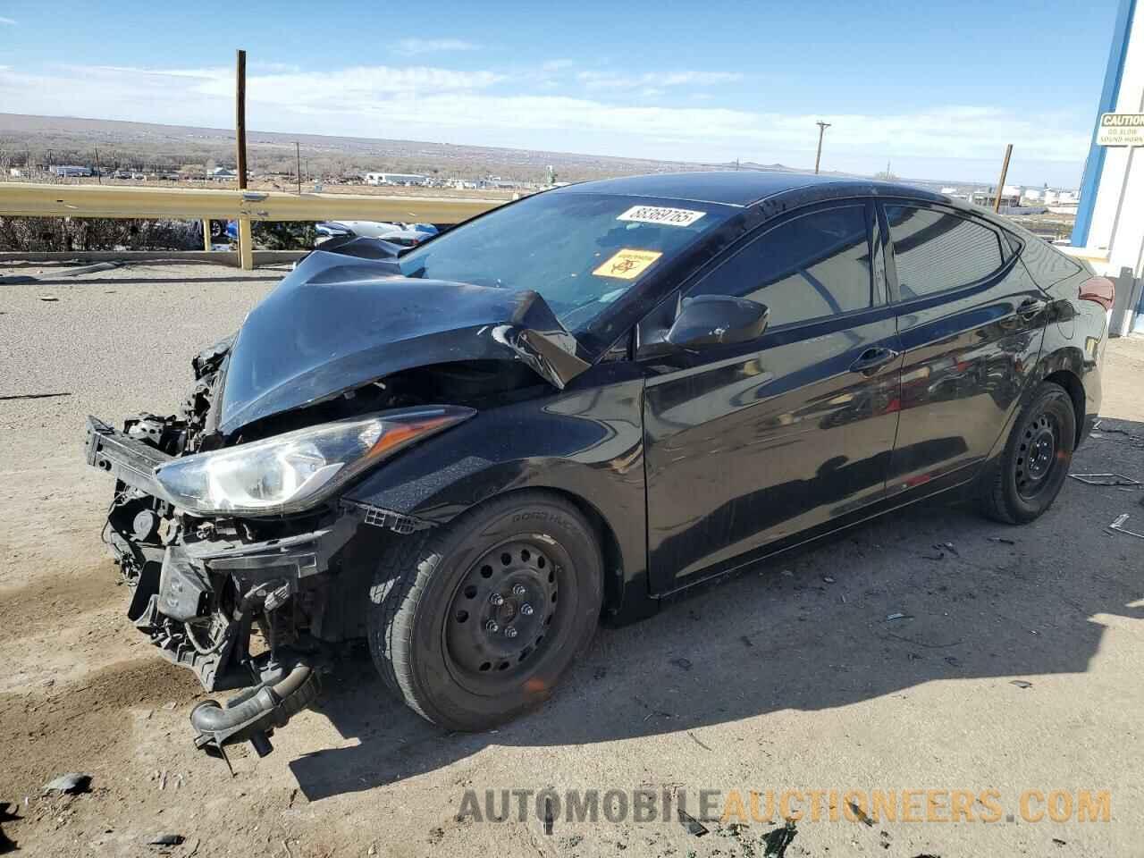 KMHDH4AE5GU583806 HYUNDAI ELANTRA 2016