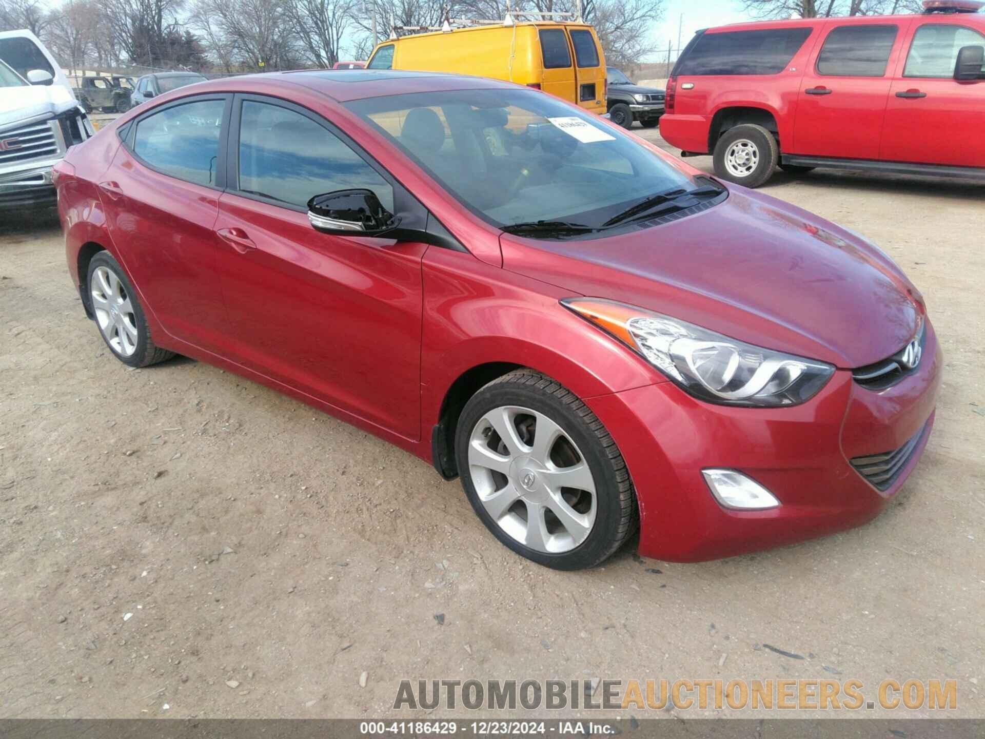 KMHDH4AE6CU457271 HYUNDAI ELANTRA 2012