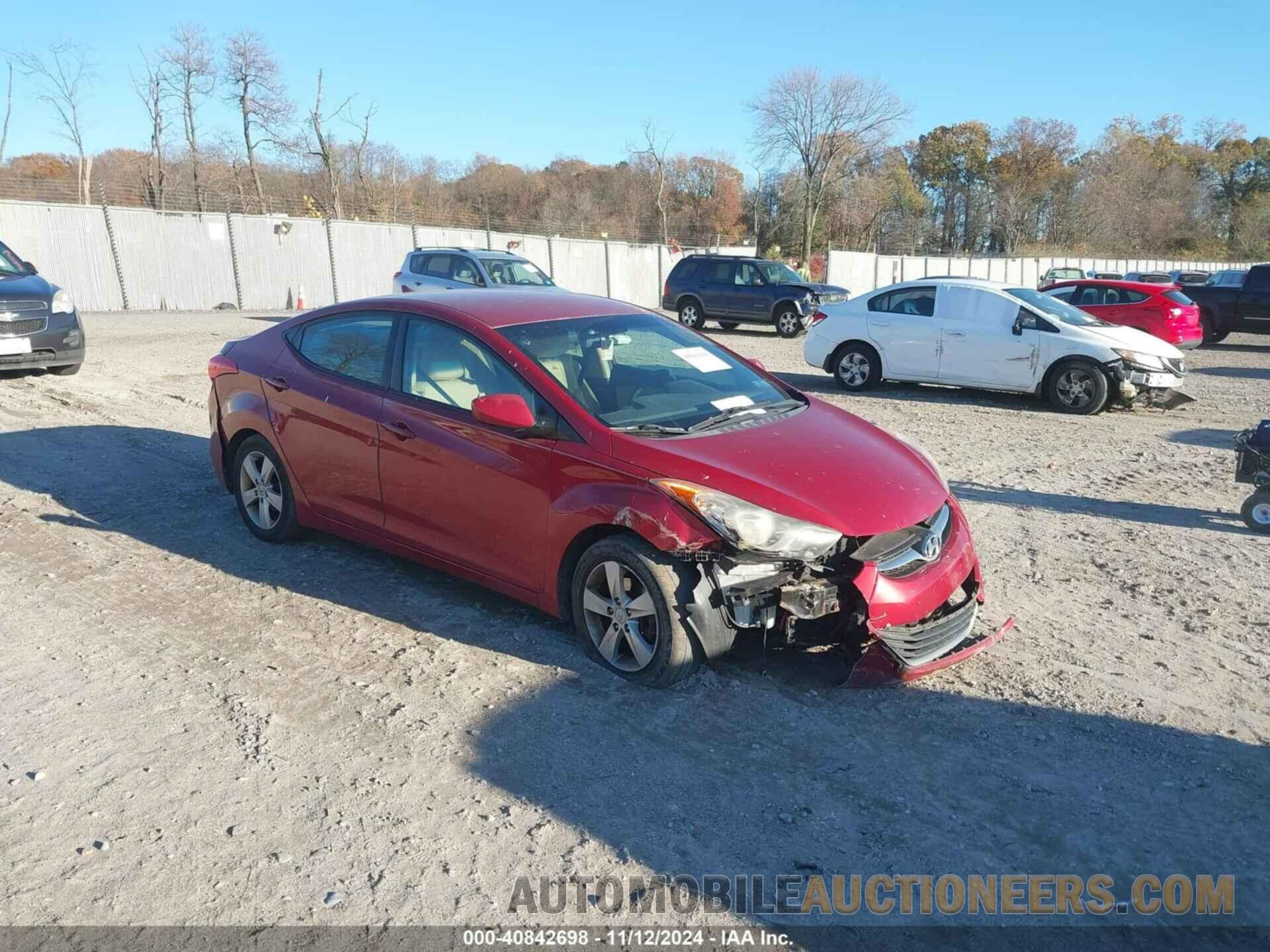 KMHDH4AE6DU498467 HYUNDAI ELANTRA 2013