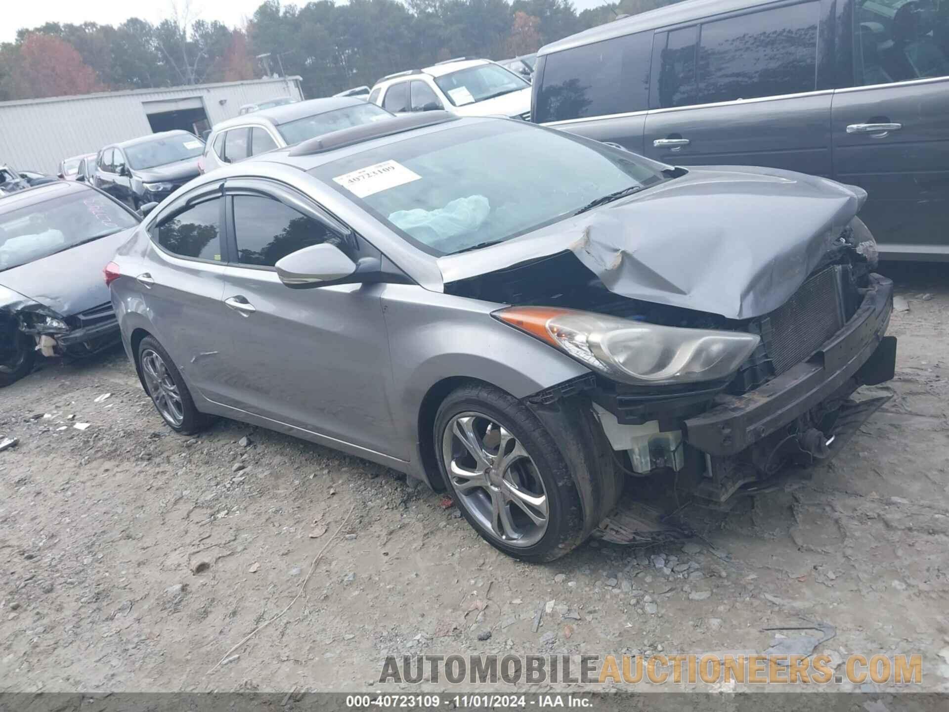 KMHDH4AE6DU525618 HYUNDAI ELANTRA 2013