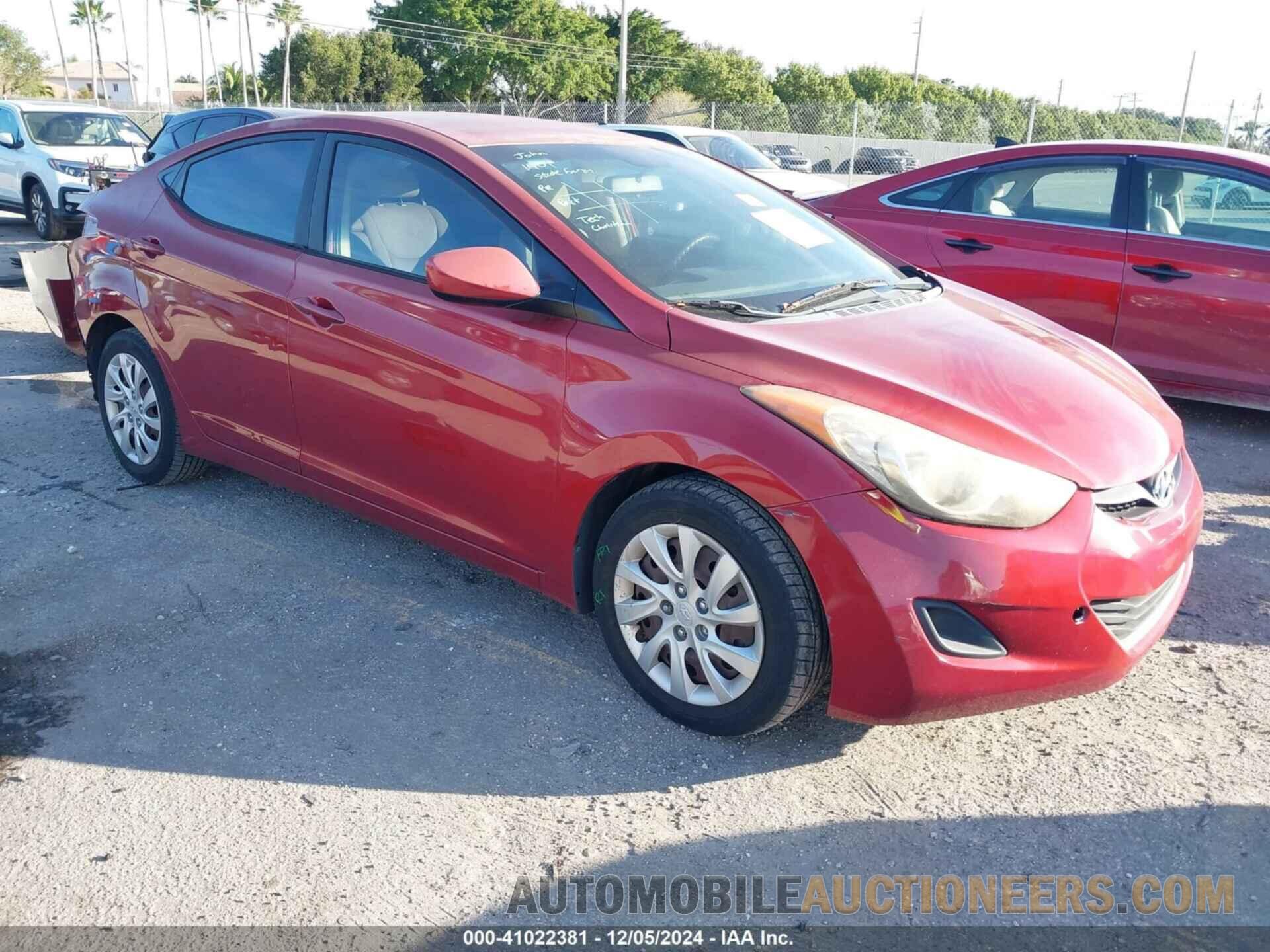 KMHDH4AE6DU538482 HYUNDAI ELANTRA 2013