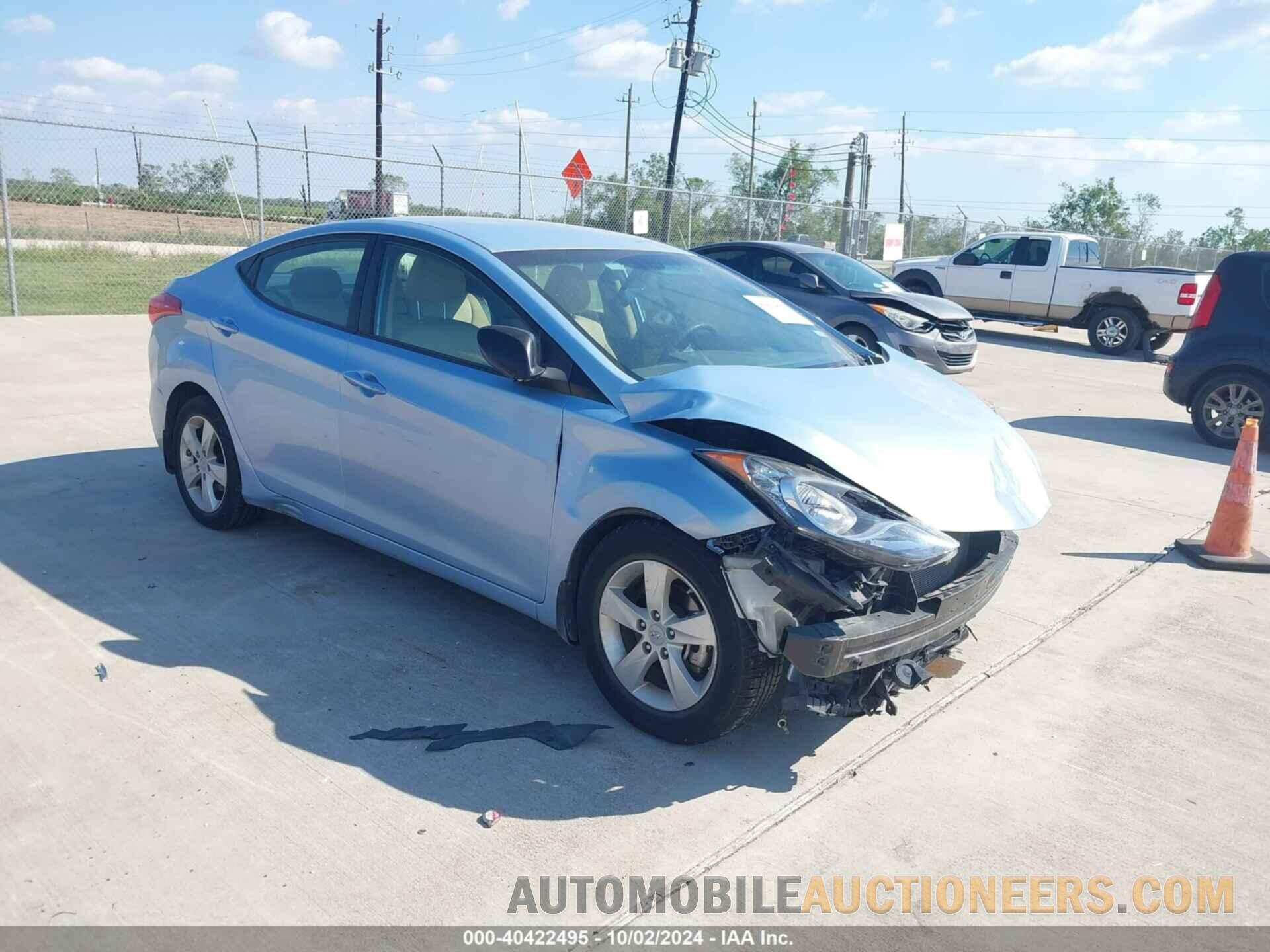 KMHDH4AE6DU592252 HYUNDAI ELANTRA 2013