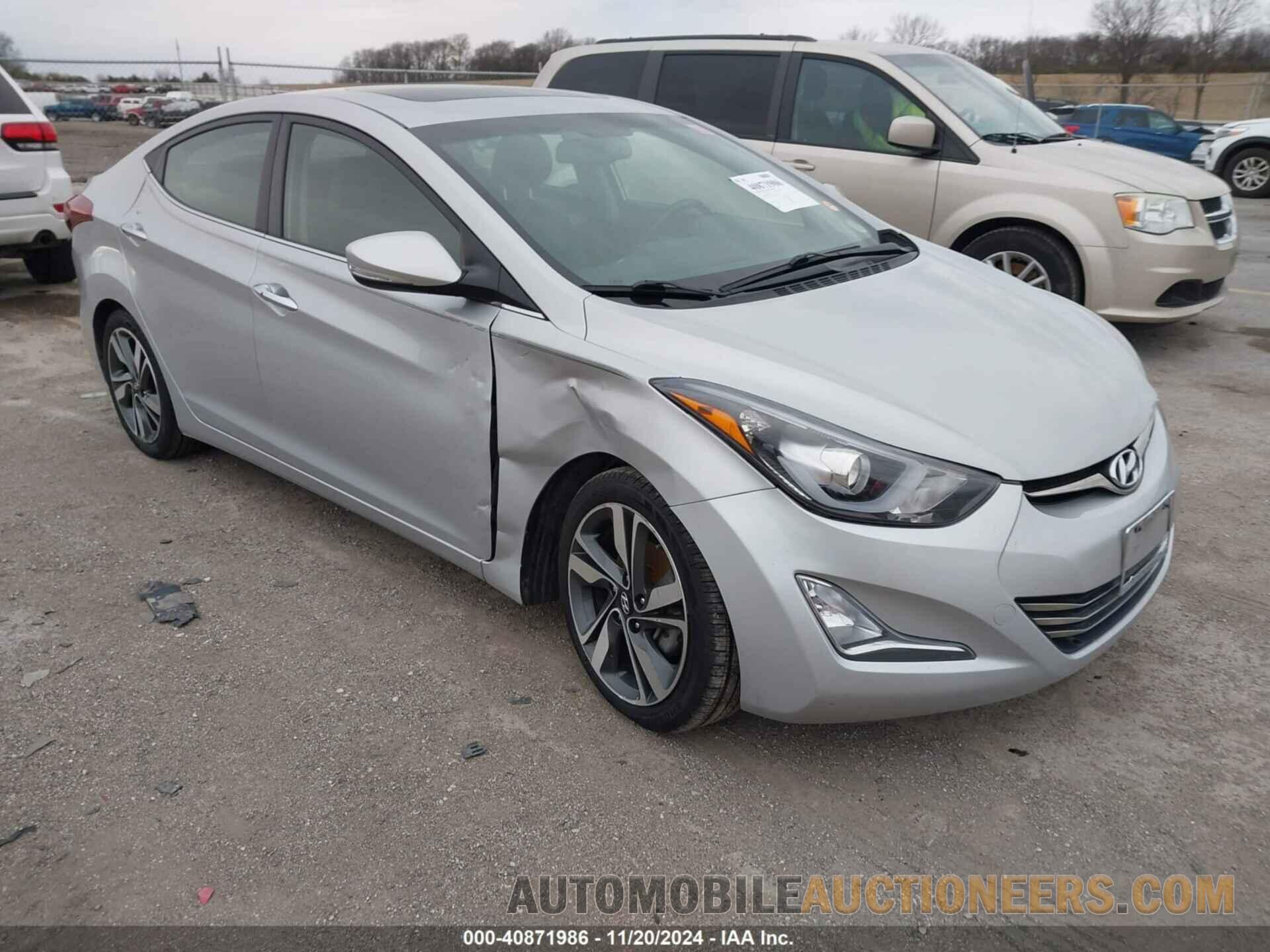 KMHDH4AE6EU142070 HYUNDAI ELANTRA 2014