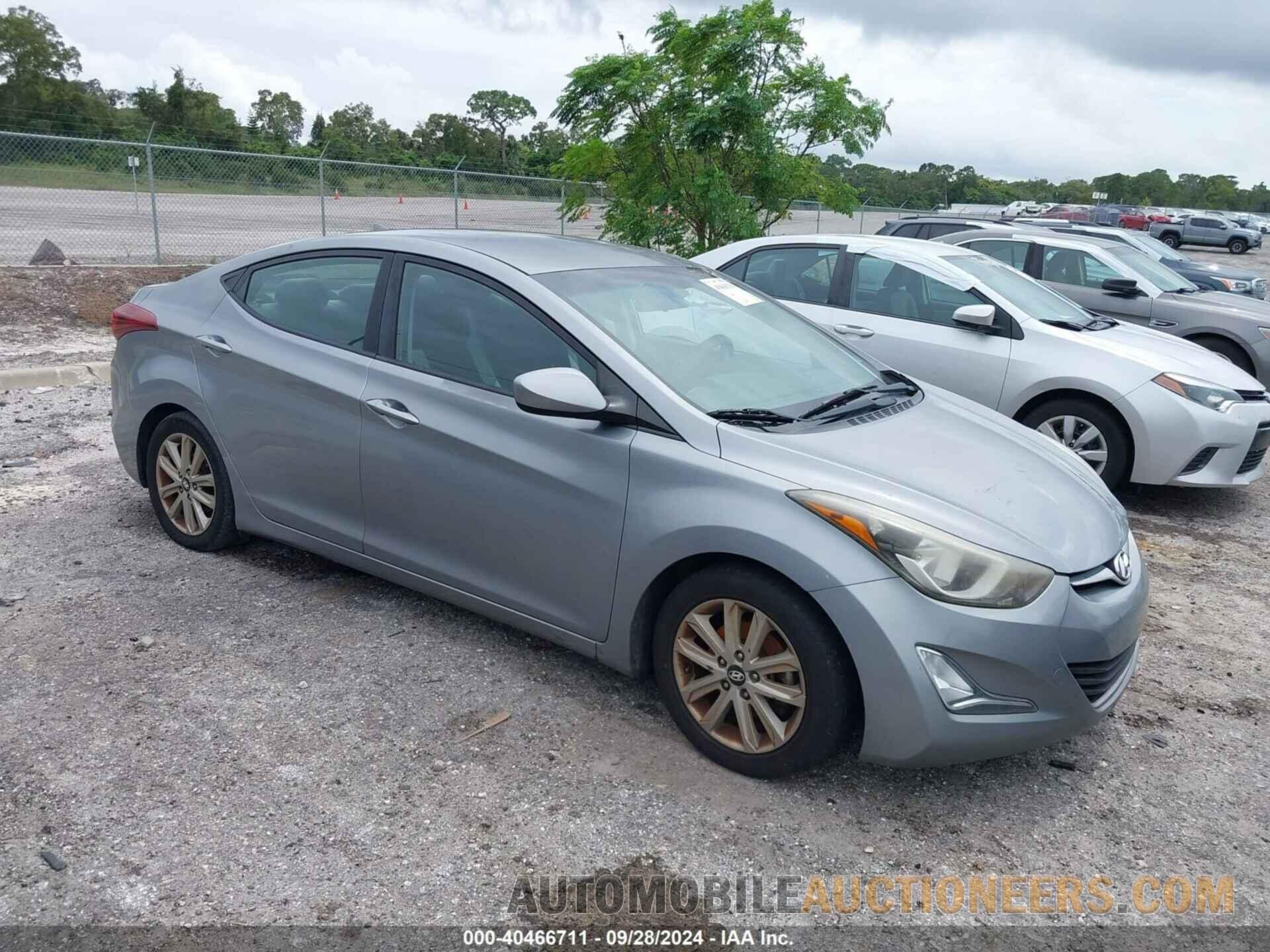 KMHDH4AE6EU158947 HYUNDAI ELANTRA 2014