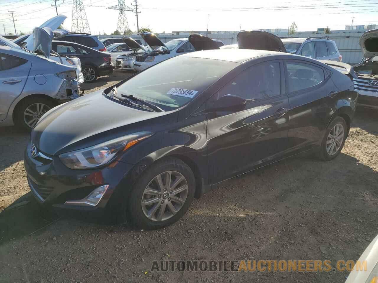 KMHDH4AE6EU210528 HYUNDAI ELANTRA 2014