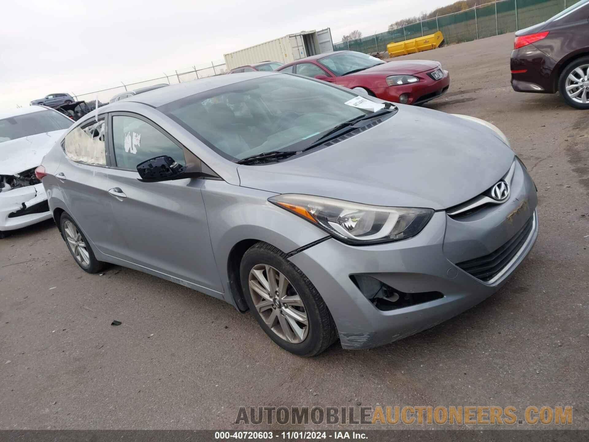 KMHDH4AE6FU250142 HYUNDAI ELANTRA 2015