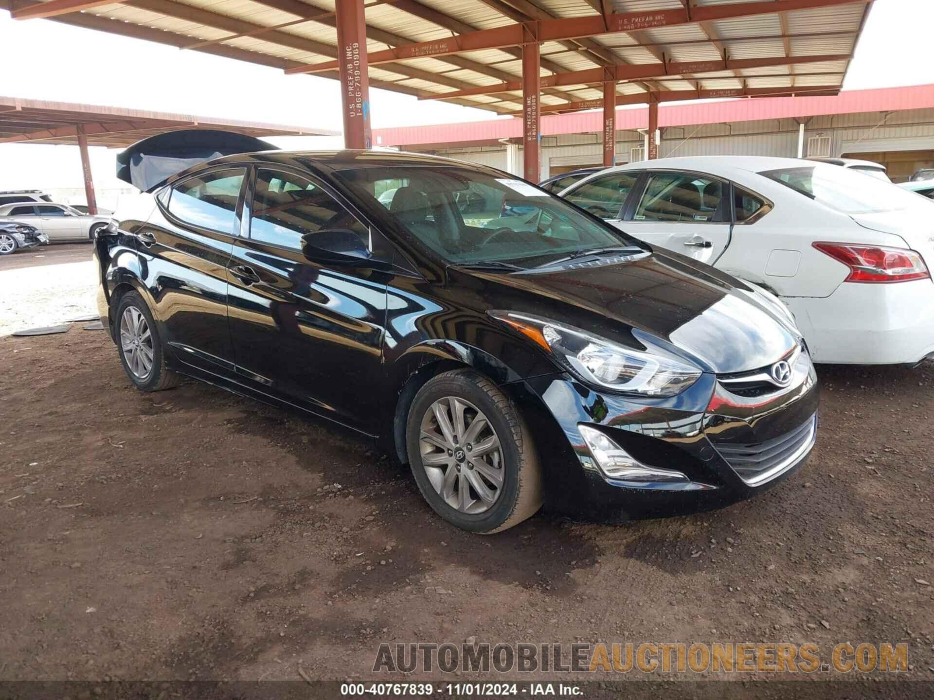 KMHDH4AE6FU320514 HYUNDAI ELANTRA 2015