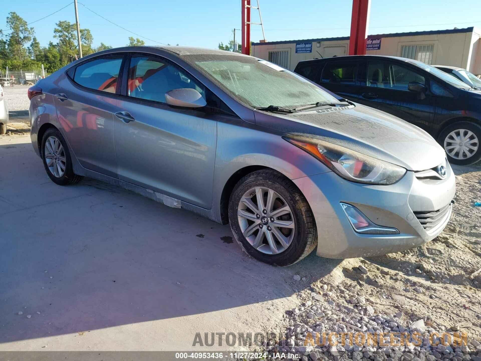 KMHDH4AE6FU357868 HYUNDAI ELANTRA 2015