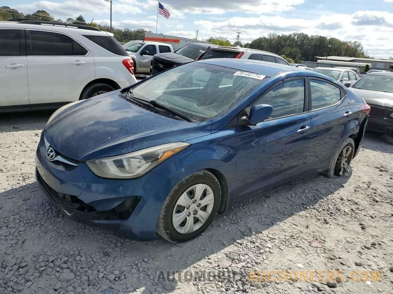 KMHDH4AE6FU378039 HYUNDAI ELANTRA 2015