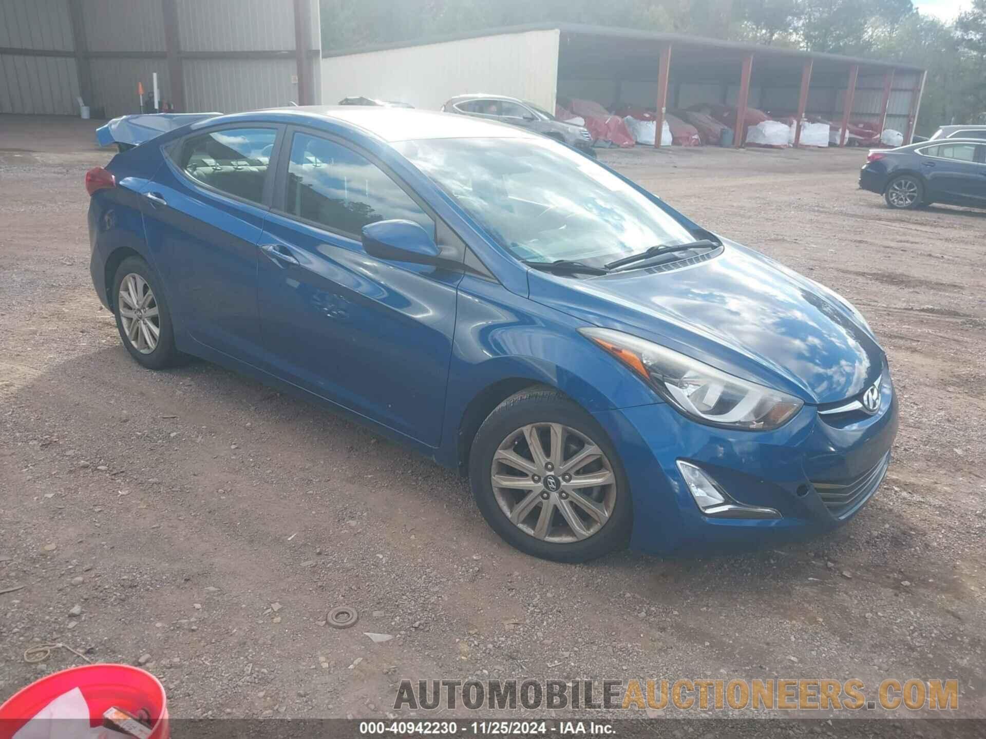 KMHDH4AE6FU431127 HYUNDAI ELANTRA 2015