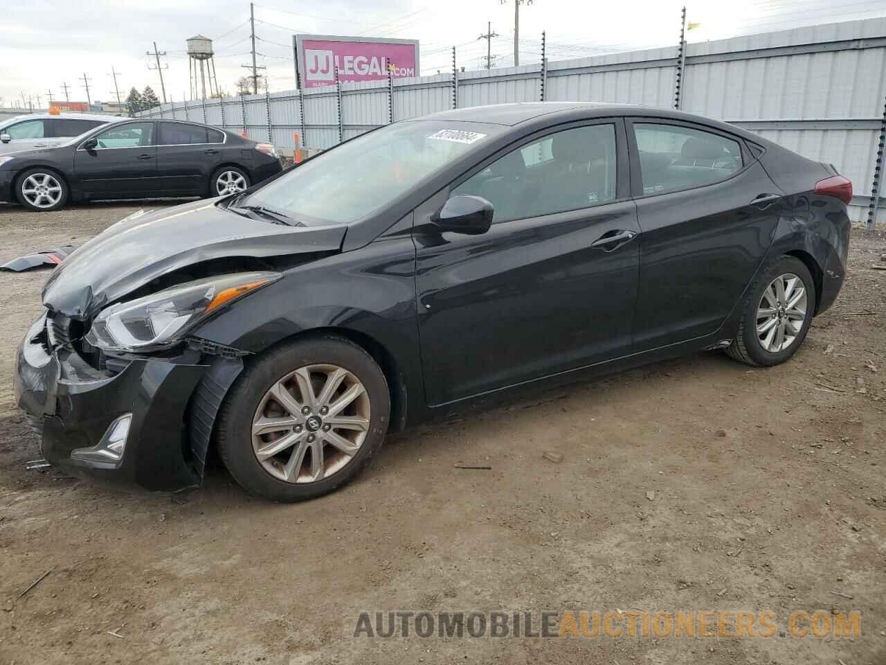 KMHDH4AE6FU436456 HYUNDAI ELANTRA 2015