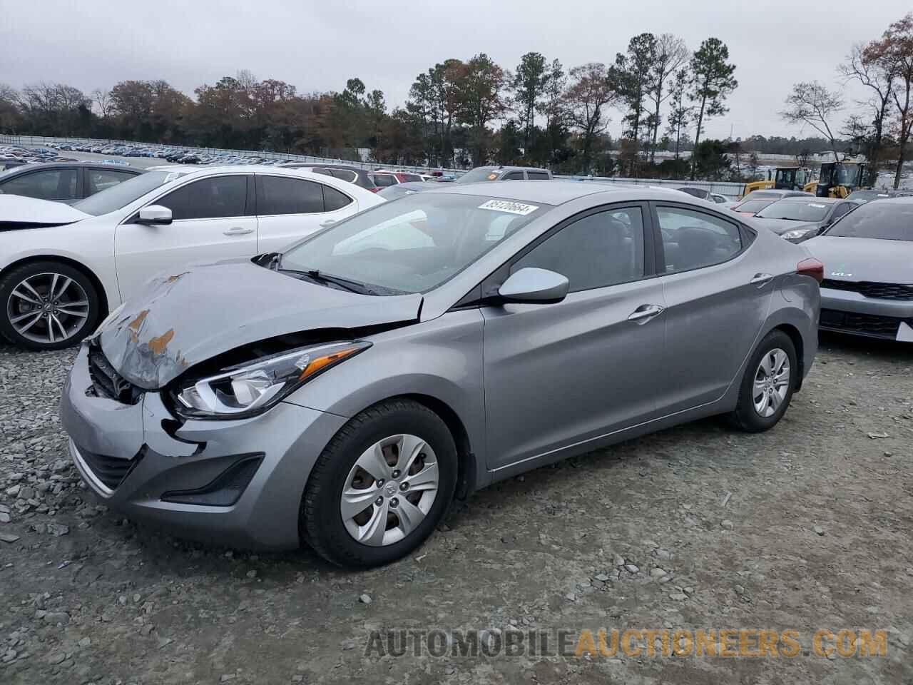 KMHDH4AE6GU489496 HYUNDAI ELANTRA 2016