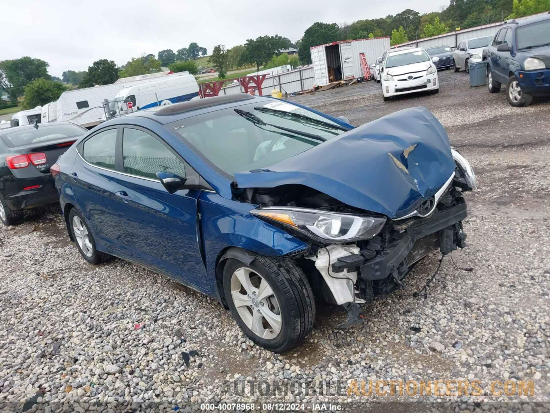 KMHDH4AE6GU588240 HYUNDAI ELANTRA 2016