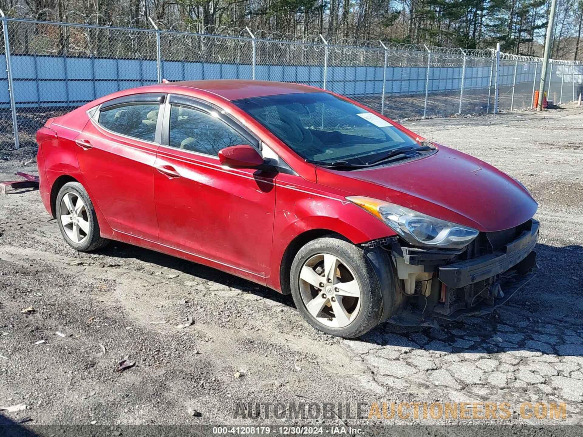 KMHDH4AE7CU307900 HYUNDAI ELANTRA 2012