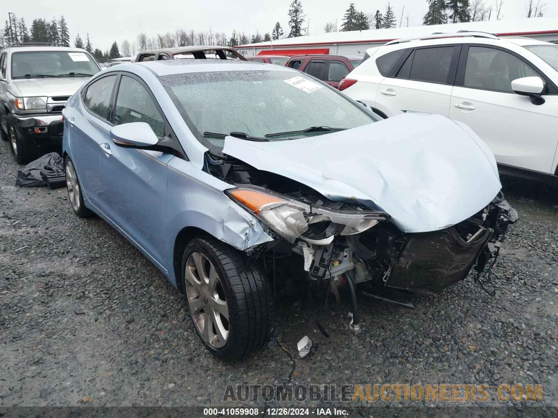 KMHDH4AE7CU339519 HYUNDAI ELANTRA 2012