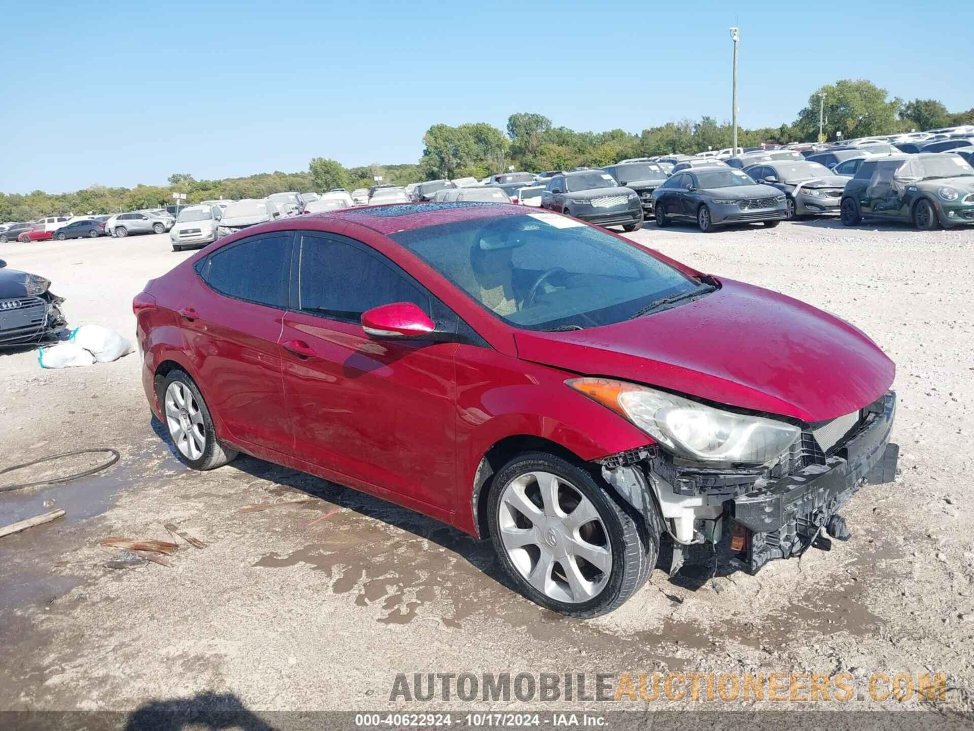 KMHDH4AE7CU453505 HYUNDAI ELANTRA 2012