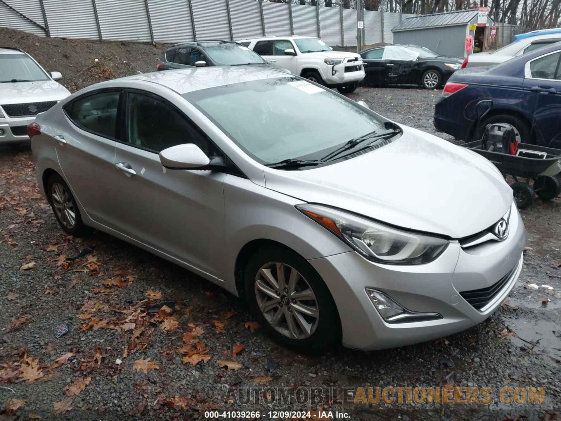 KMHDH4AE7EU120126 HYUNDAI ELANTRA 2014