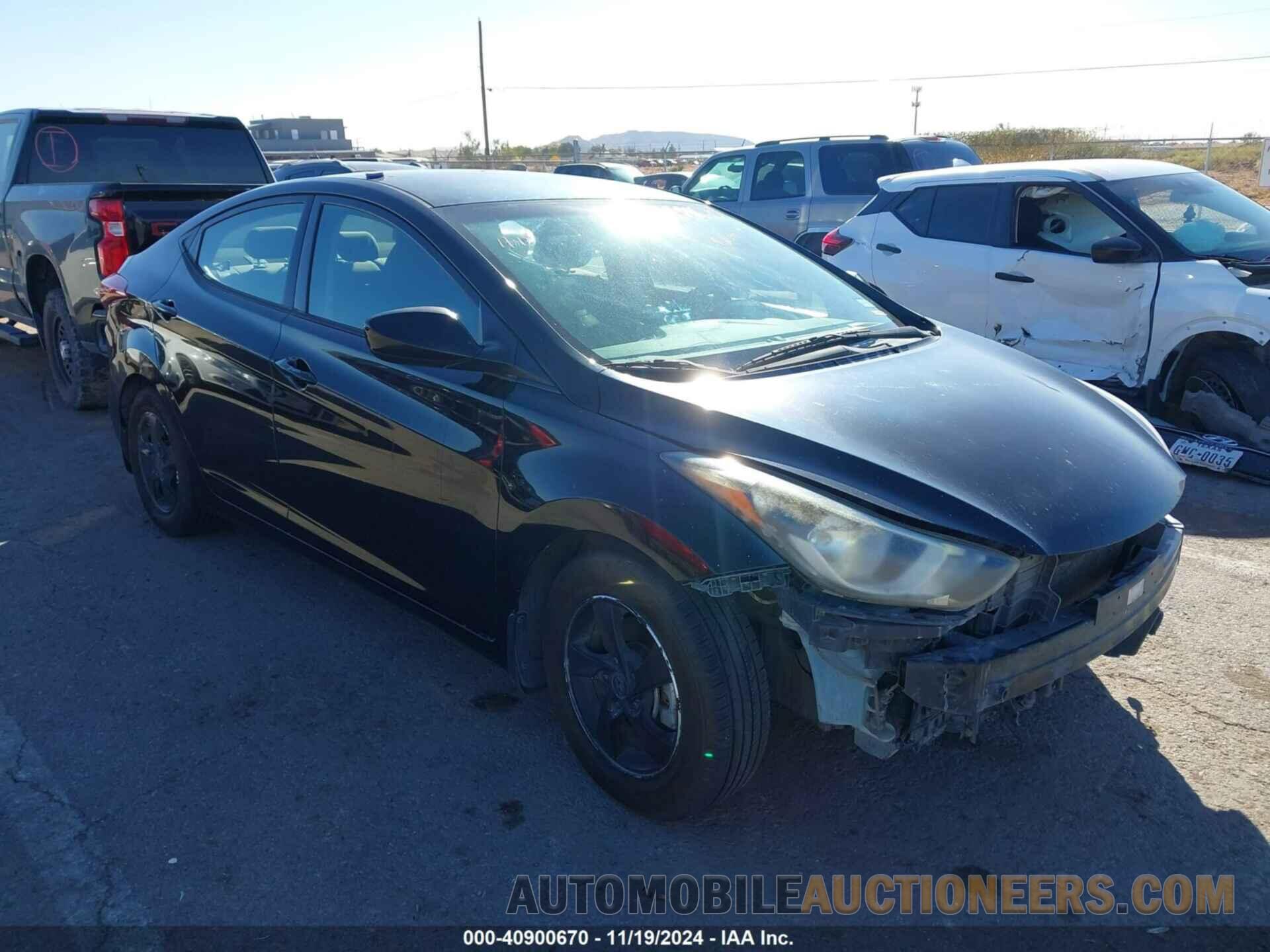 KMHDH4AE7EU186059 HYUNDAI ELANTRA 2014