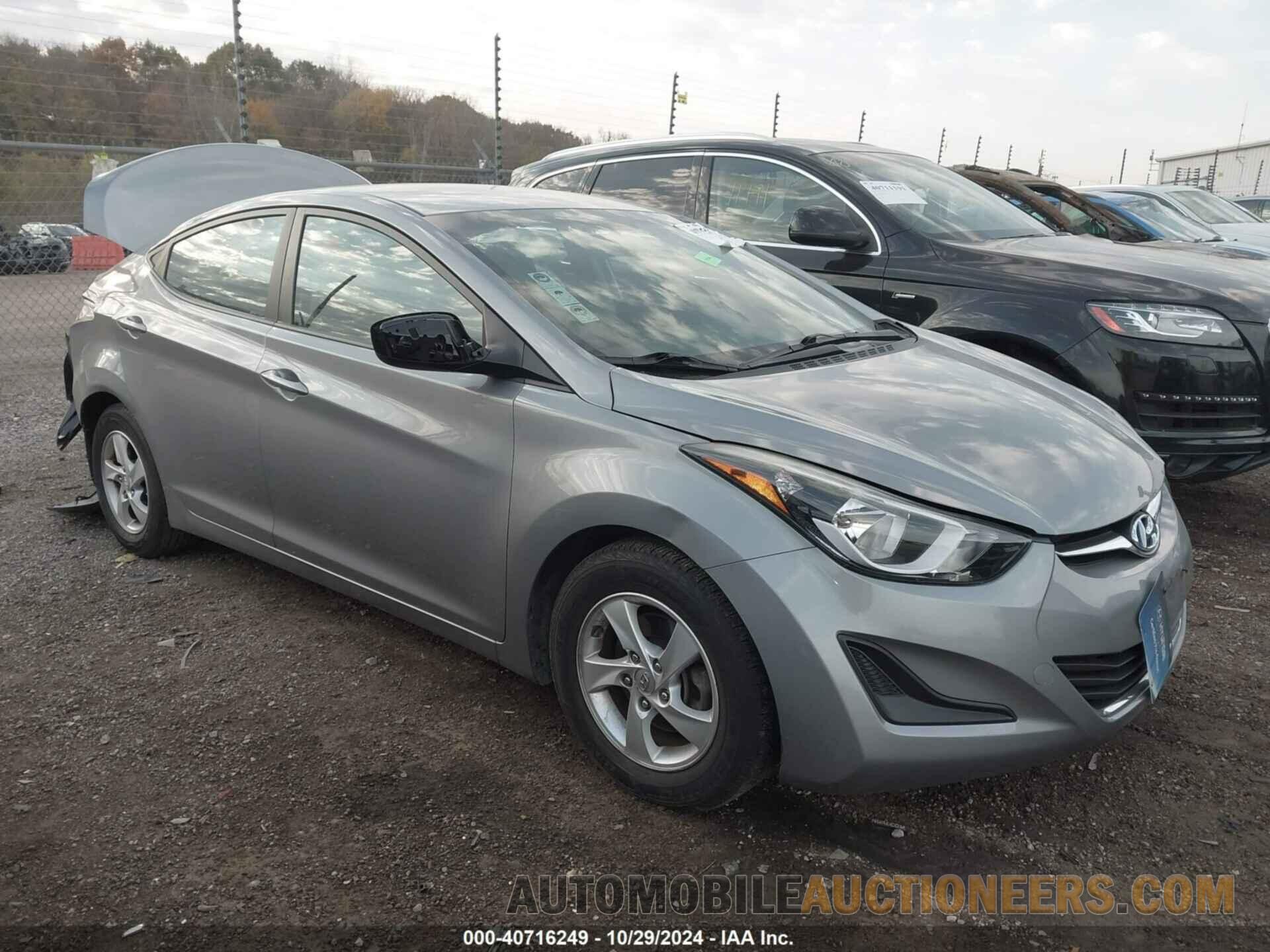 KMHDH4AE7EU214541 HYUNDAI ELANTRA 2014