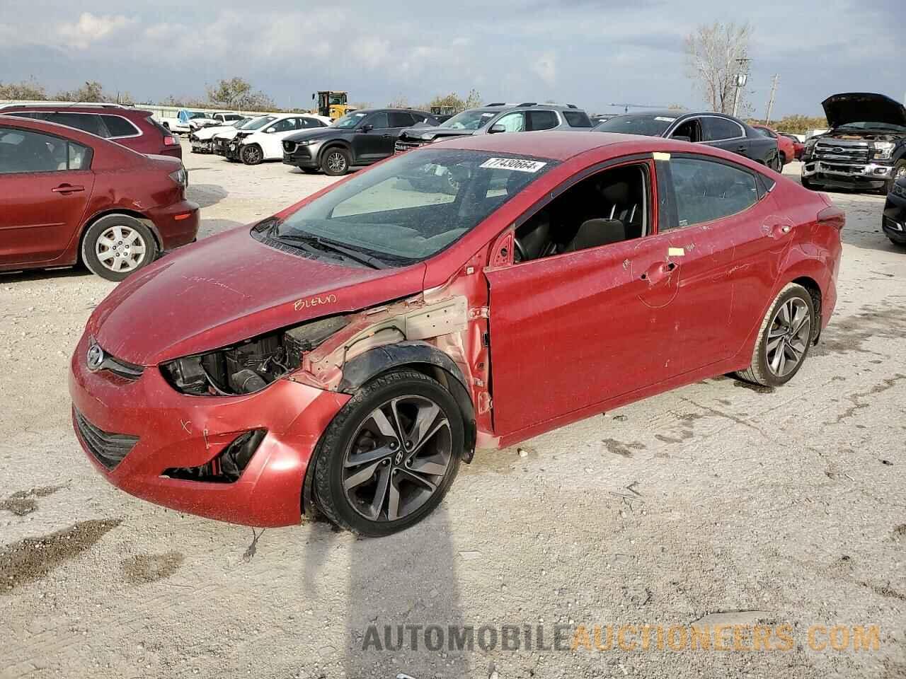 KMHDH4AE7FU326208 HYUNDAI ELANTRA 2015