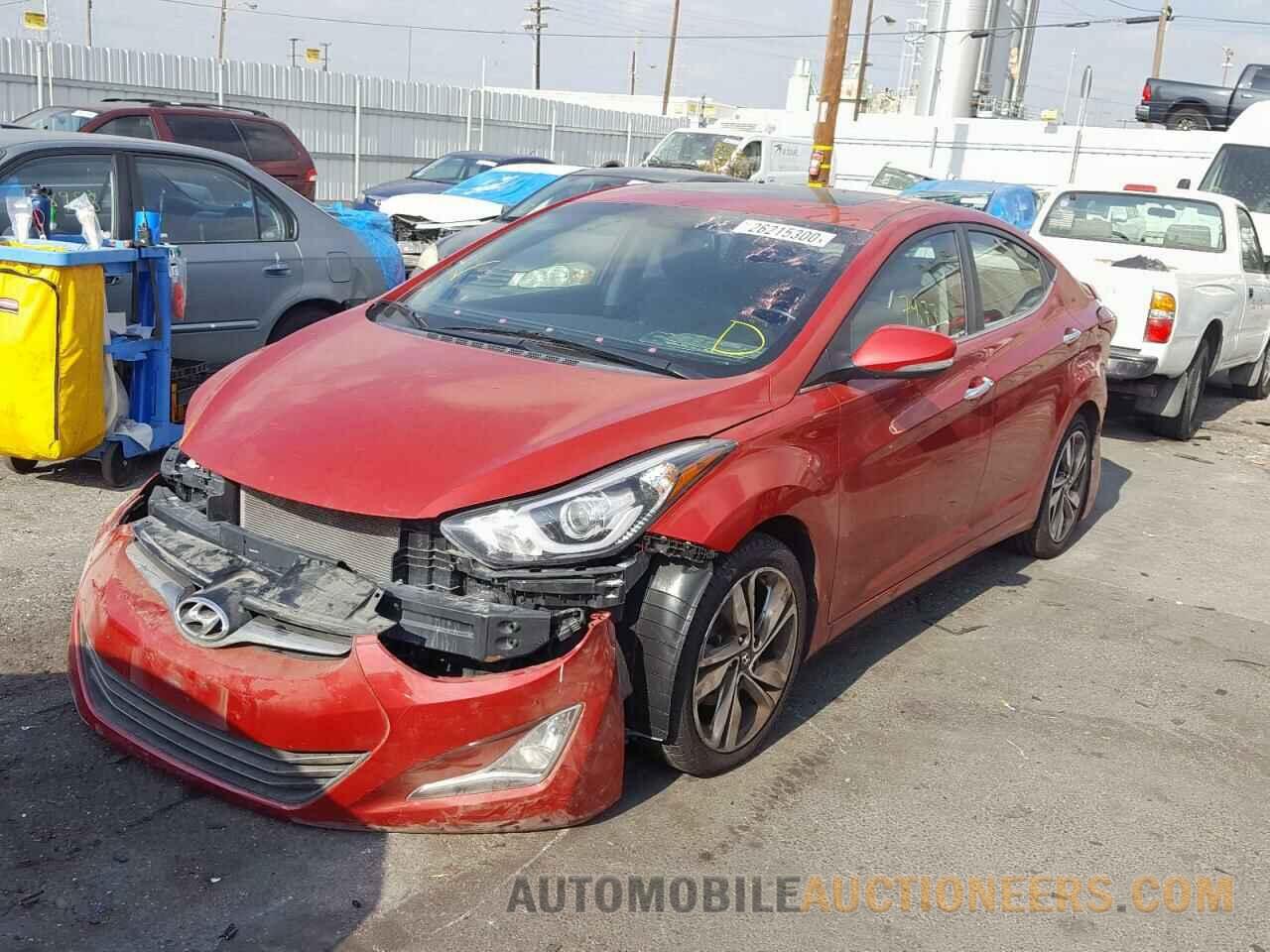 KMHDH4AE7FU392421 HYUNDAI ELANTRA 2015